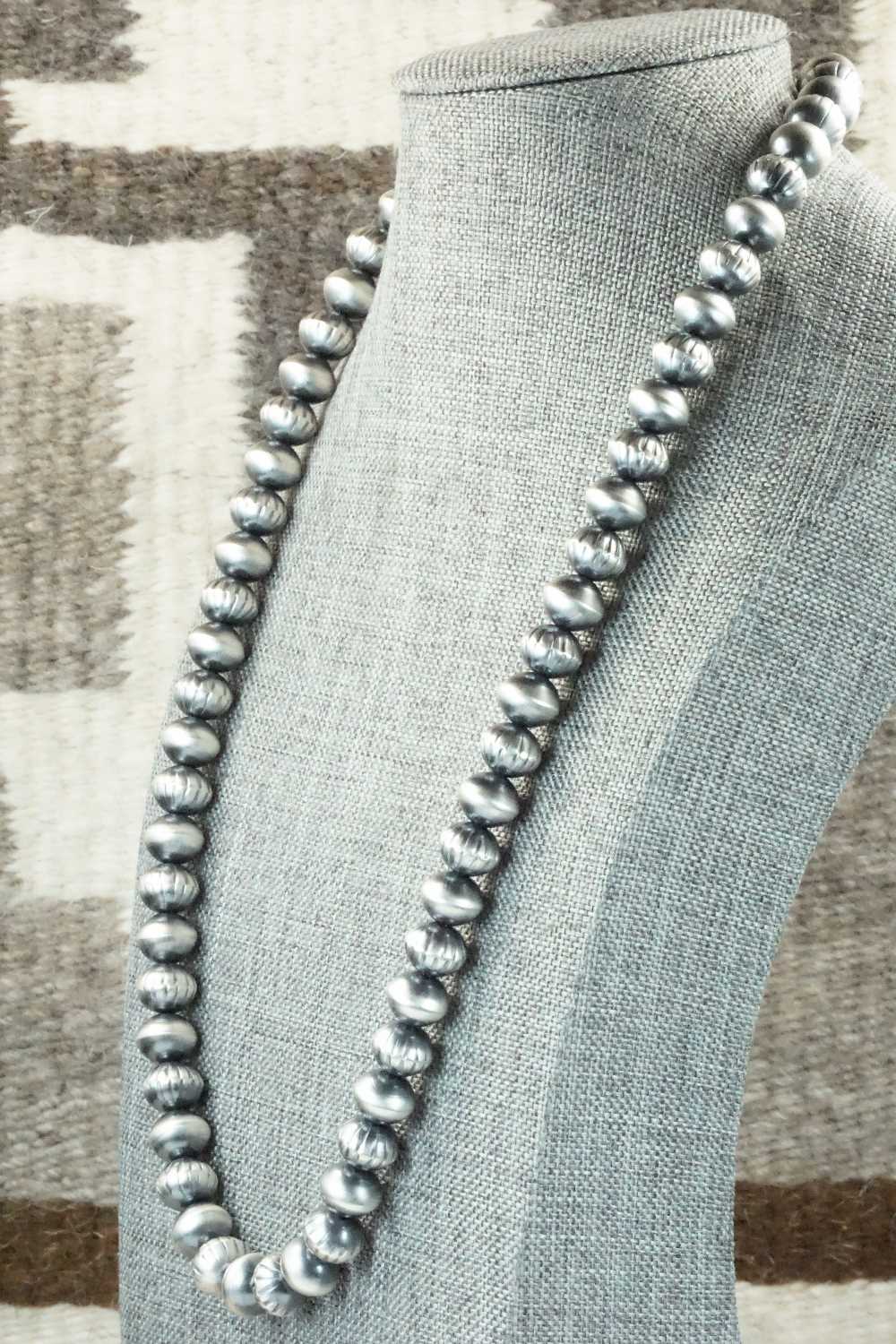 Sterling Silver Navajo Pearl Necklace - Tonisha Haley