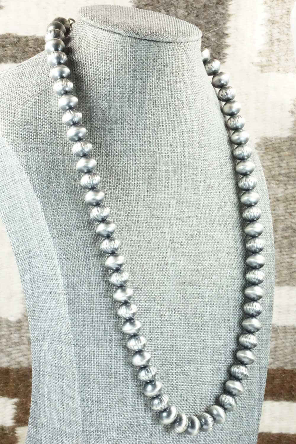 Sterling Silver Navajo Pearl Necklace - Tonisha Haley