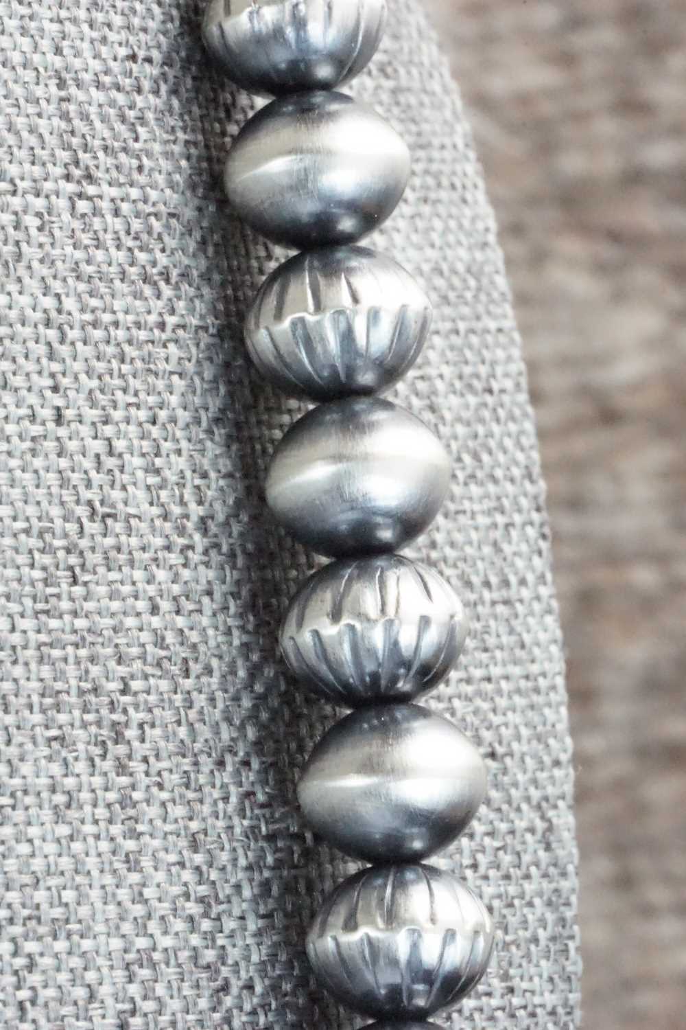 Sterling Silver Navajo Pearl Necklace - Tonisha Haley