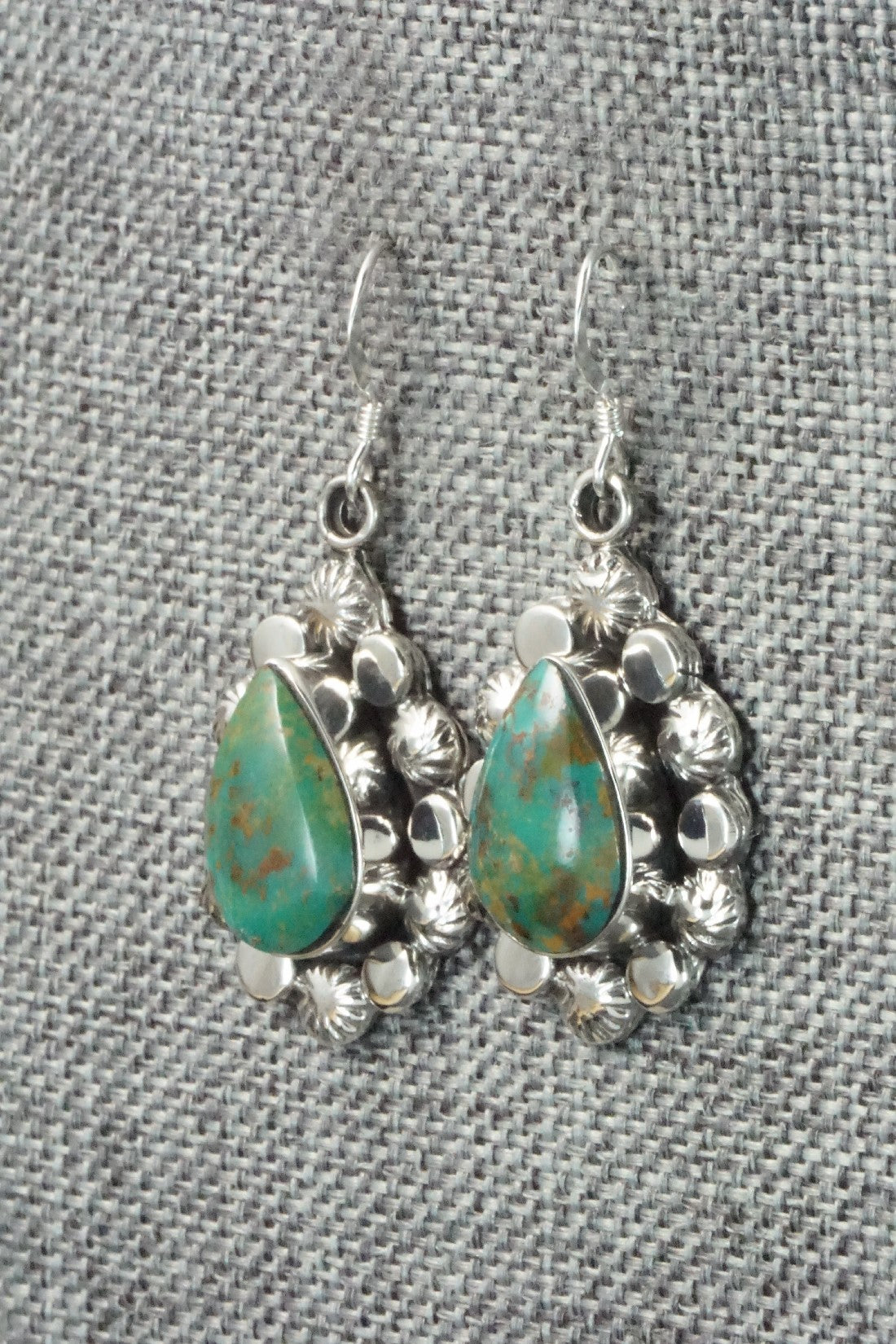 Turquoise & Sterling Silver Earrings - Sadie Jim