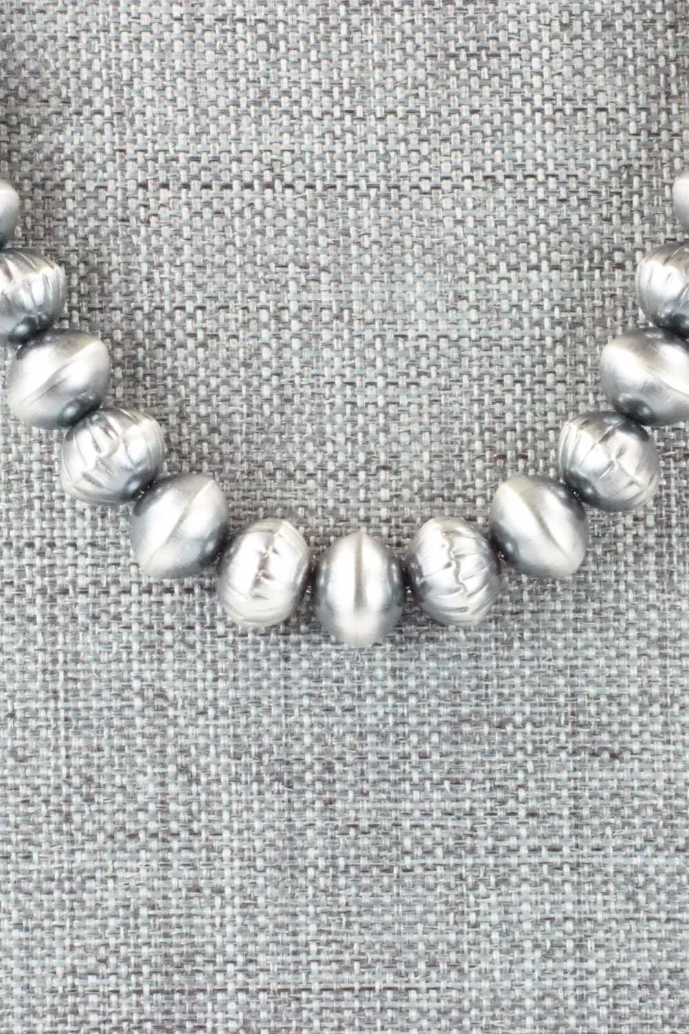 Sterling Silver Navajo Pearl Necklace - Tonisha Haley