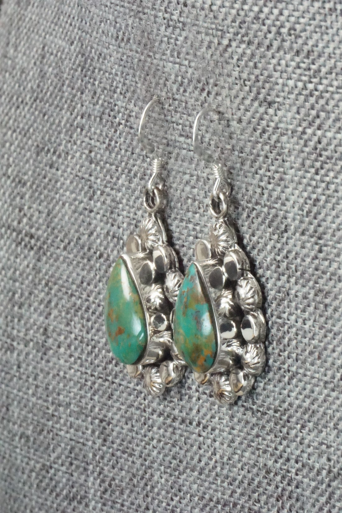 Turquoise & Sterling Silver Earrings - Sadie Jim