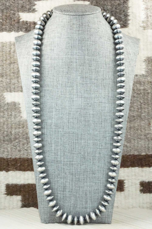 Sterling Silver Navajo Pearl Necklace - Tonisha Haley