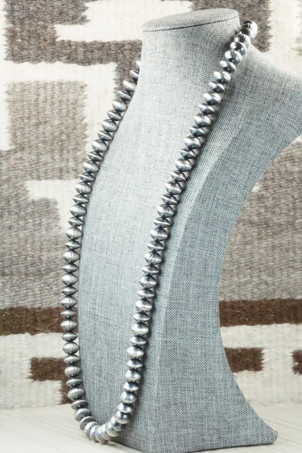 Sterling Silver Navajo Pearl Necklace - Tonisha Haley
