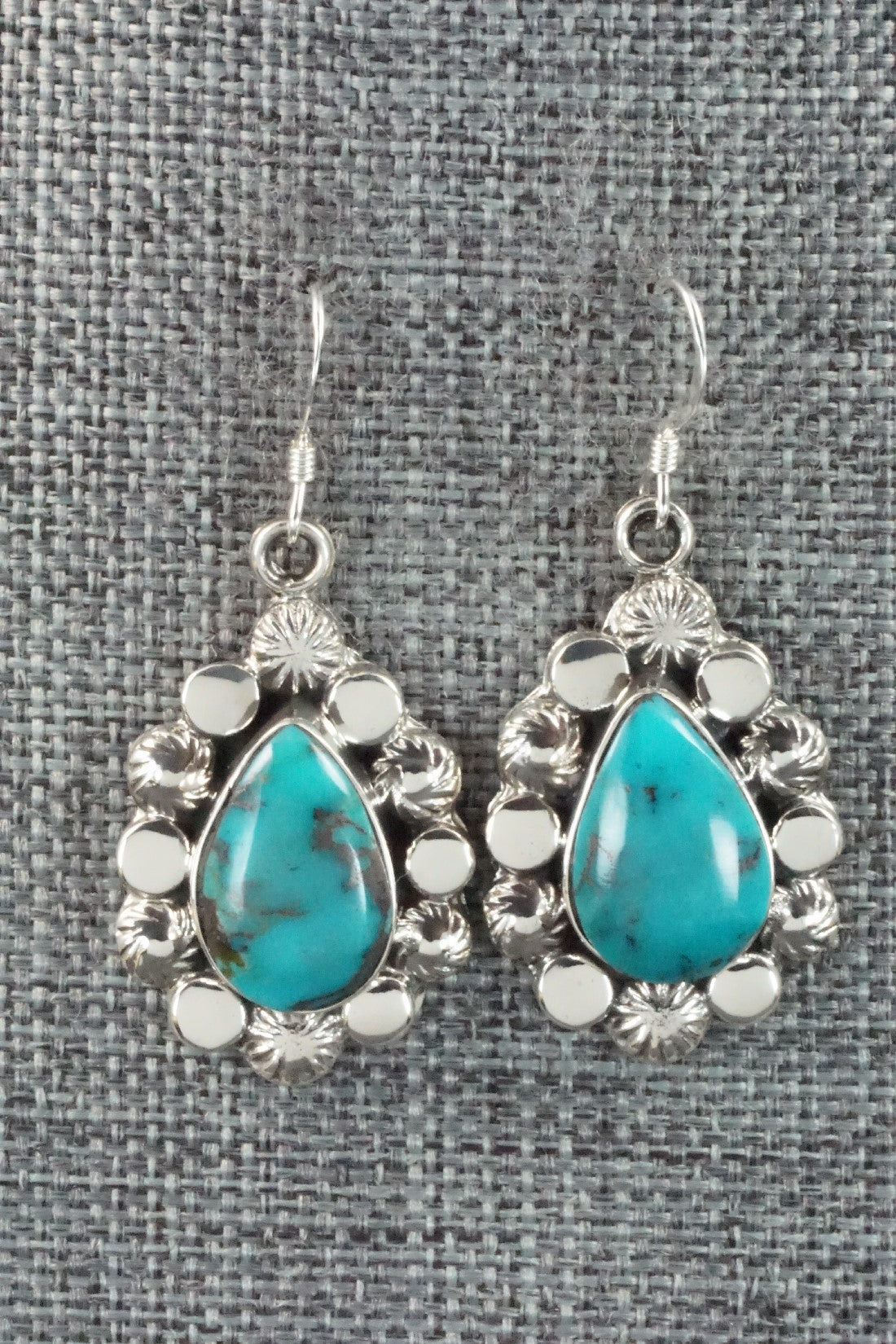 Turquoise & Sterling Silver Earrings - Sadie Jim