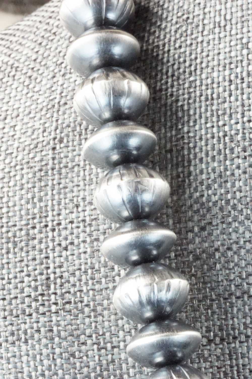 Sterling Silver Navajo Pearl Necklace - Tonisha Haley
