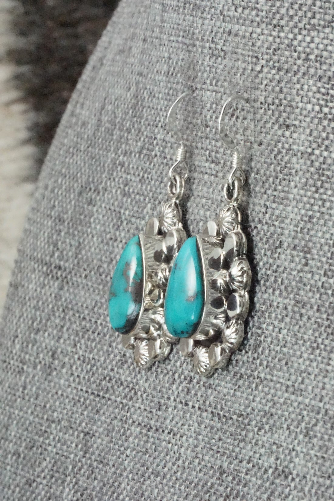 Turquoise & Sterling Silver Earrings - Sadie Jim