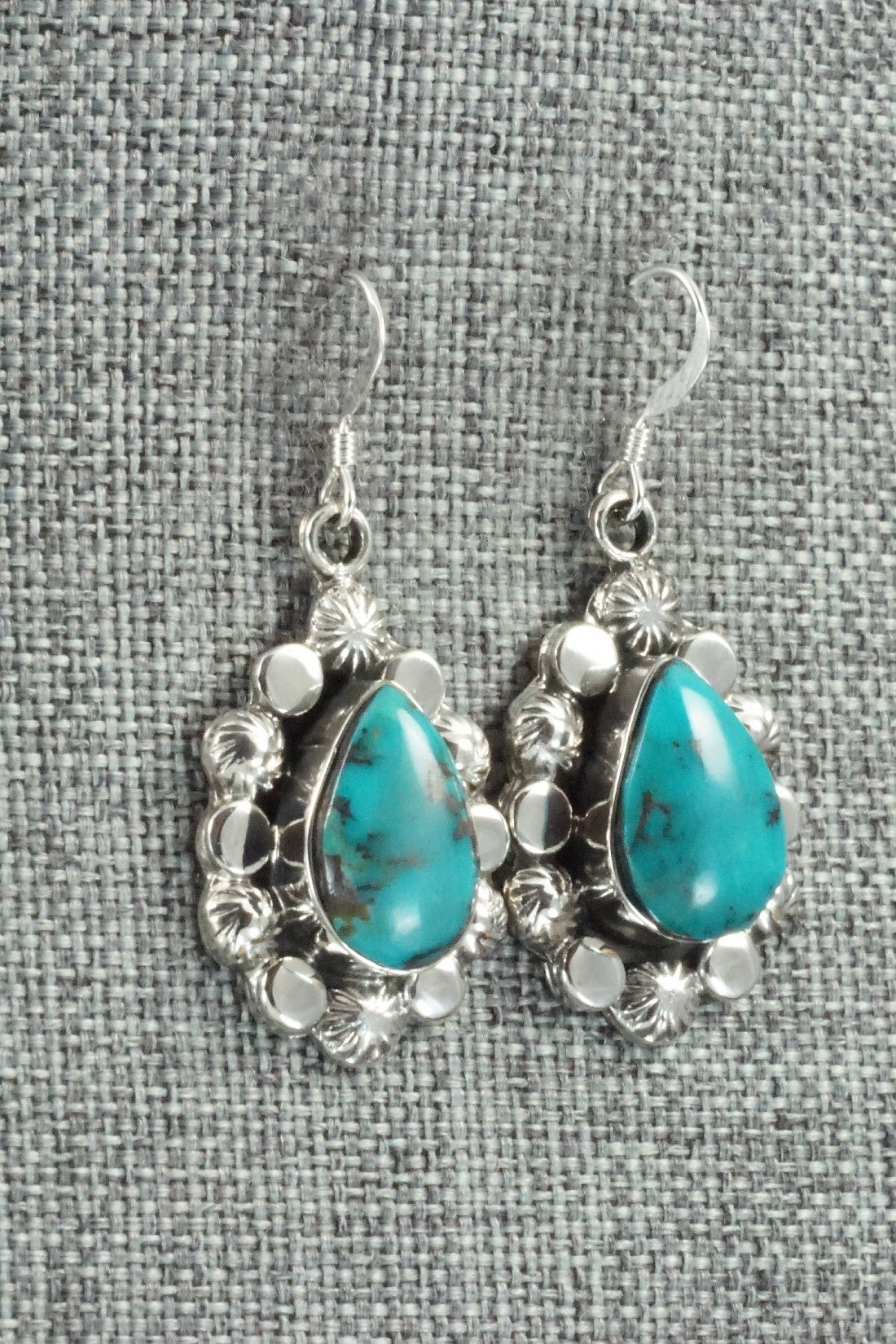 Turquoise & Sterling Silver Earrings - Sadie Jim