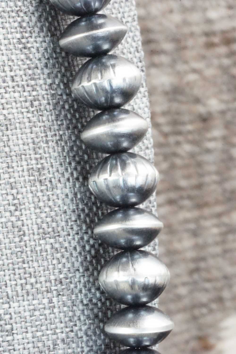 Sterling Silver Navajo Pearl Necklace - Tonisha Haley