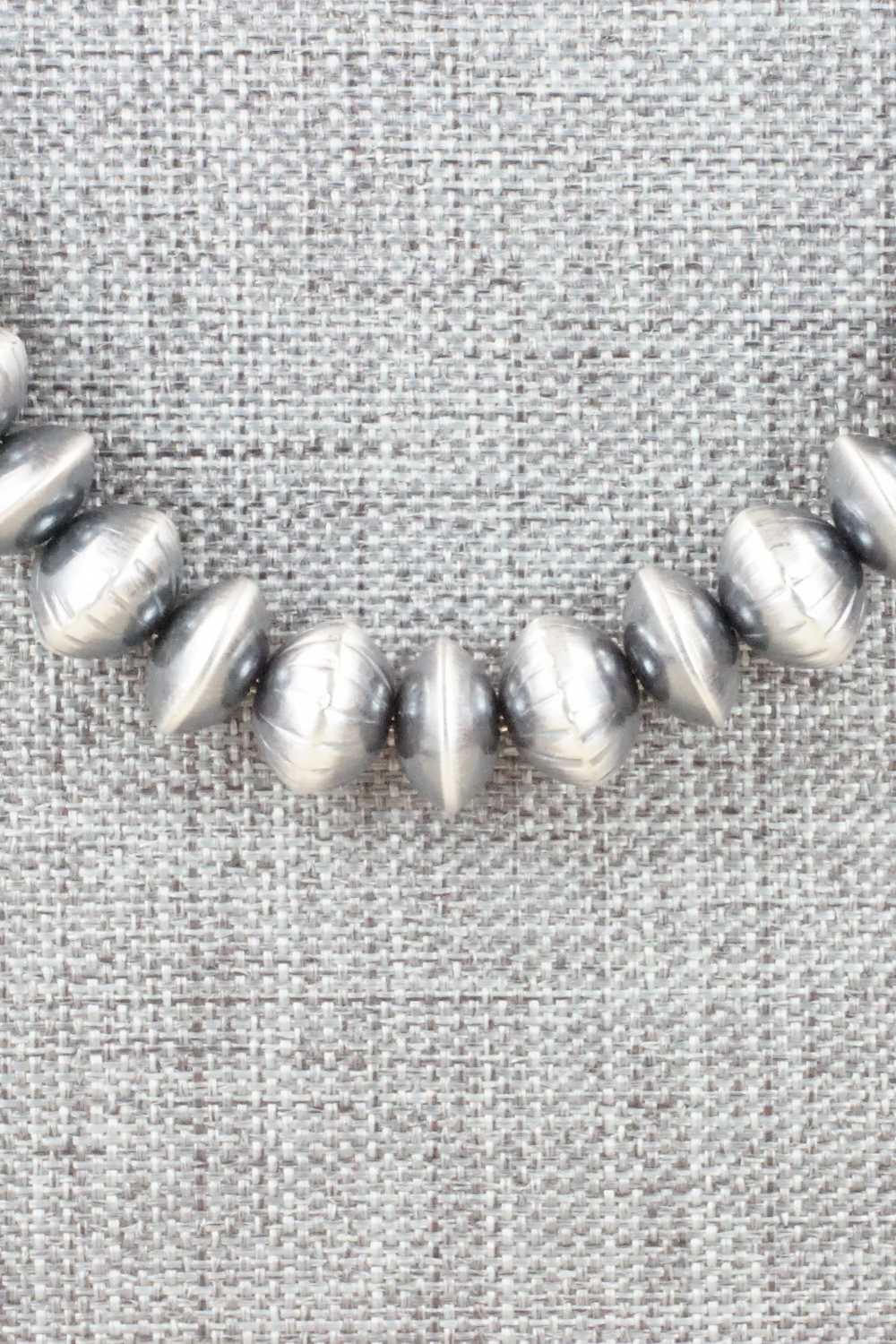 Sterling Silver Navajo Pearl Necklace - Tonisha Haley