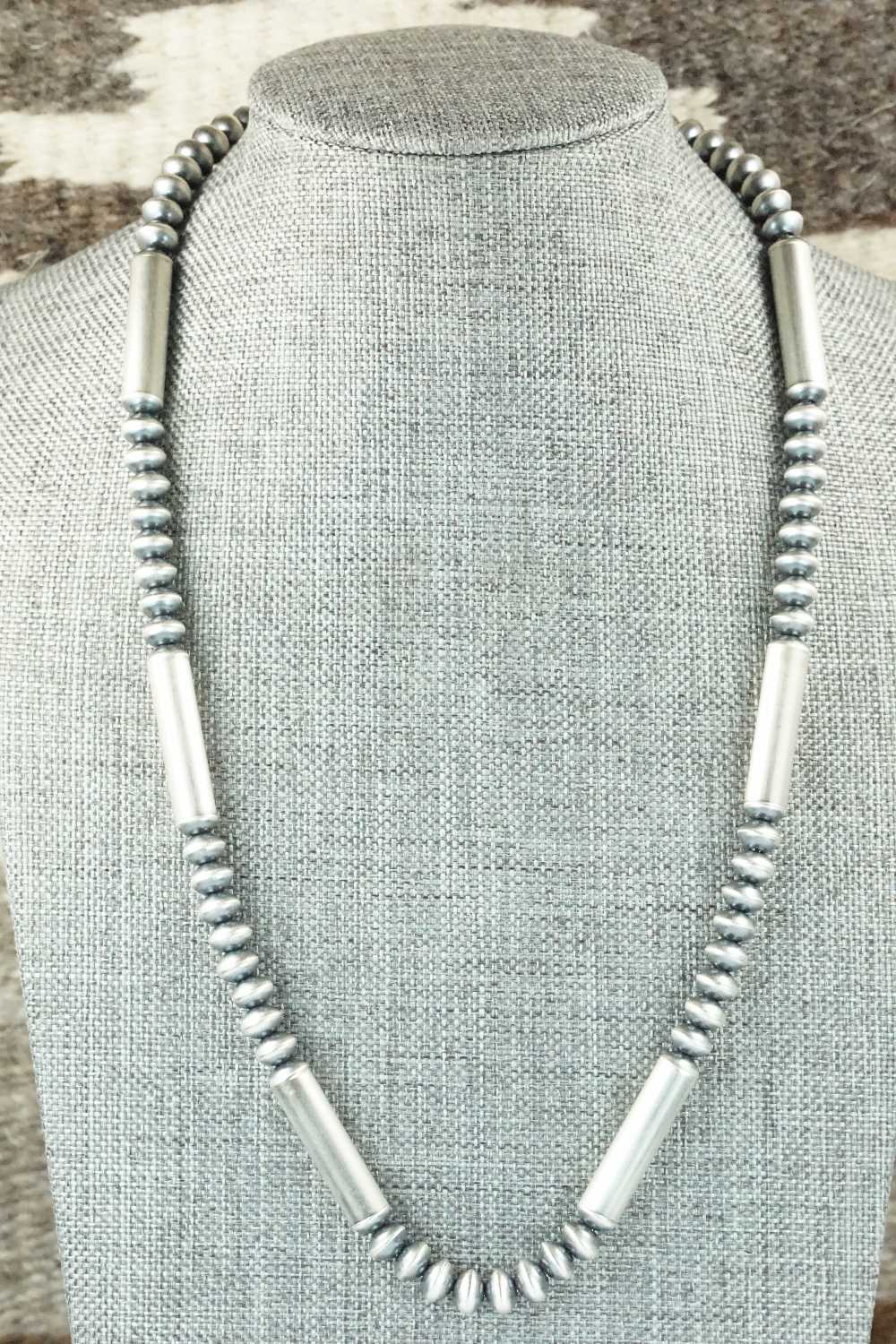 Sterling Silver Navajo Pearl Necklace - Tonisha Haley