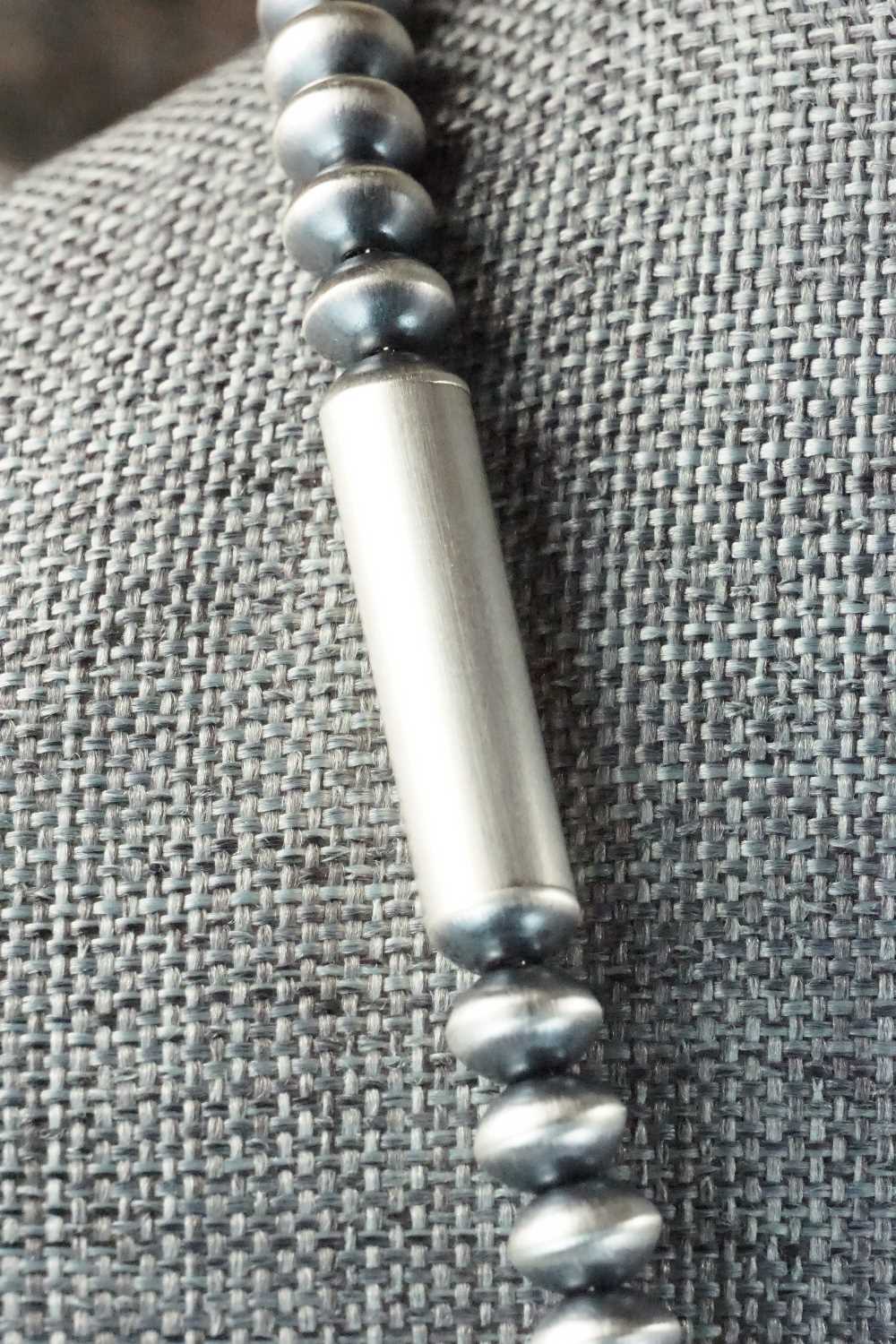 Sterling Silver Navajo Pearl Necklace - Tonisha Haley