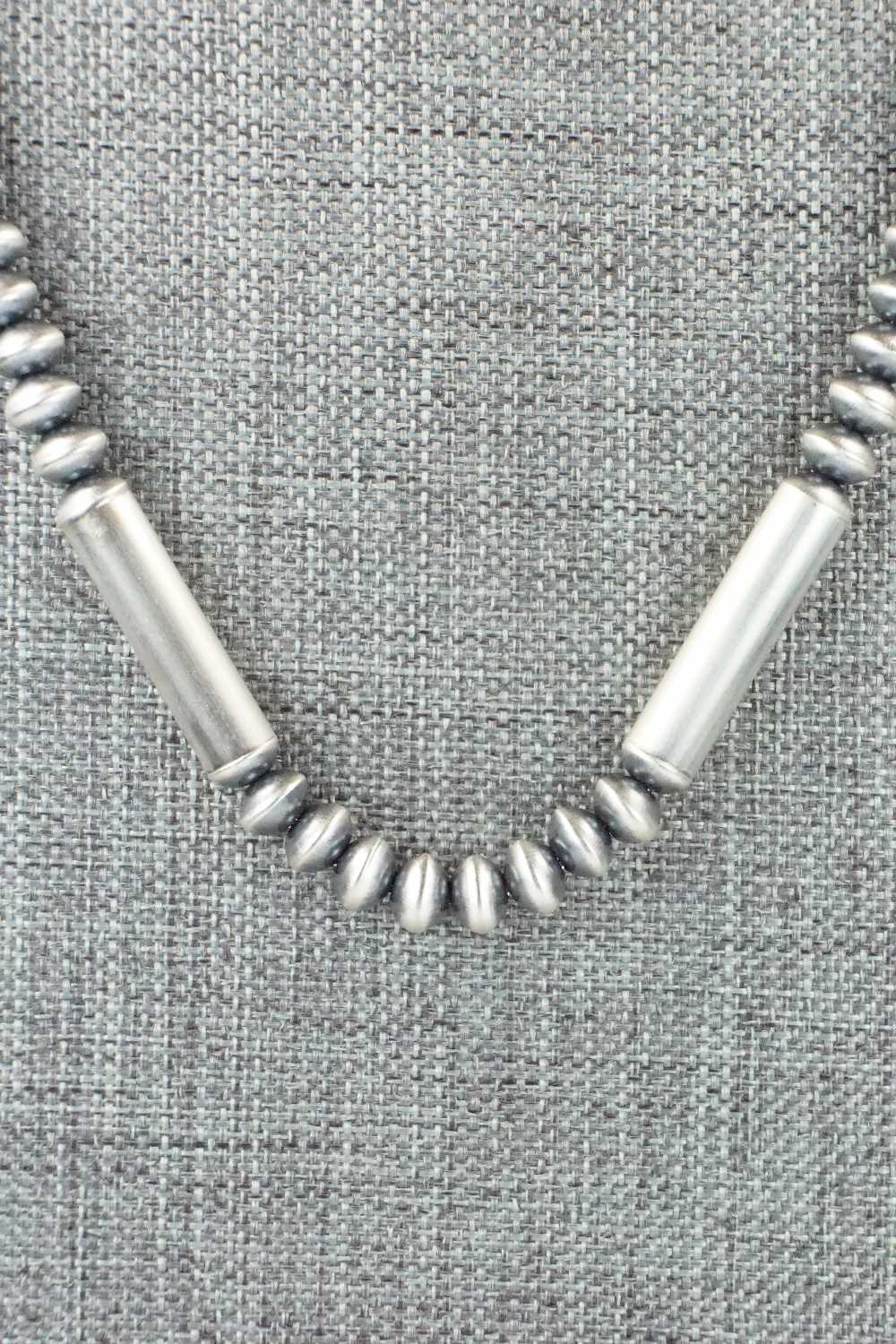 Sterling Silver Navajo Pearl Necklace - Tonisha Haley