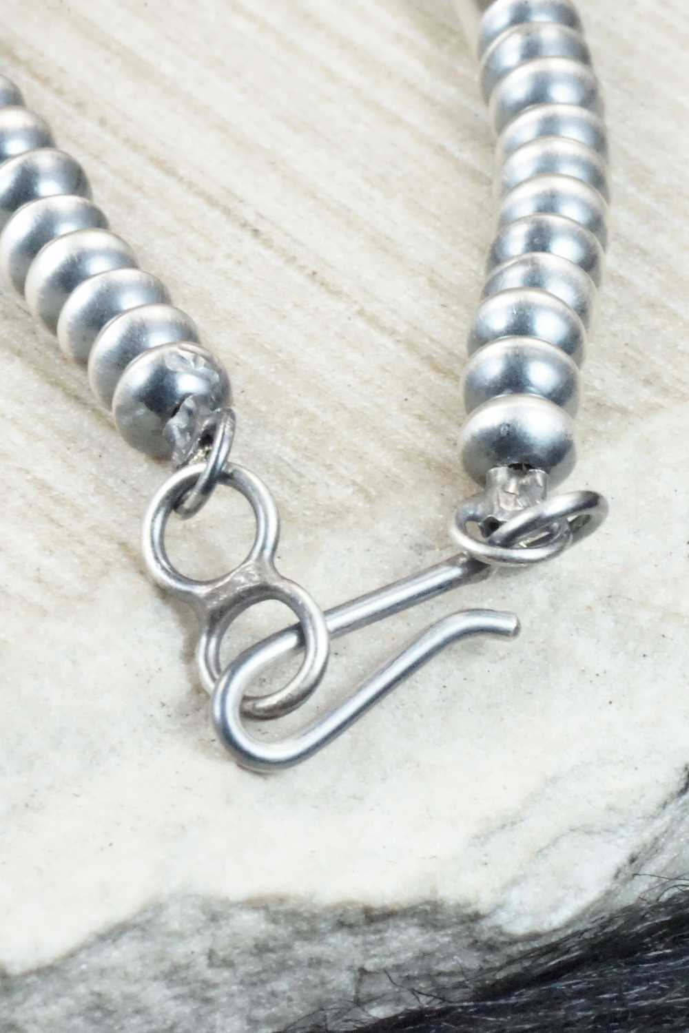 Sterling Silver Navajo Pearl Necklace - Tonisha Haley