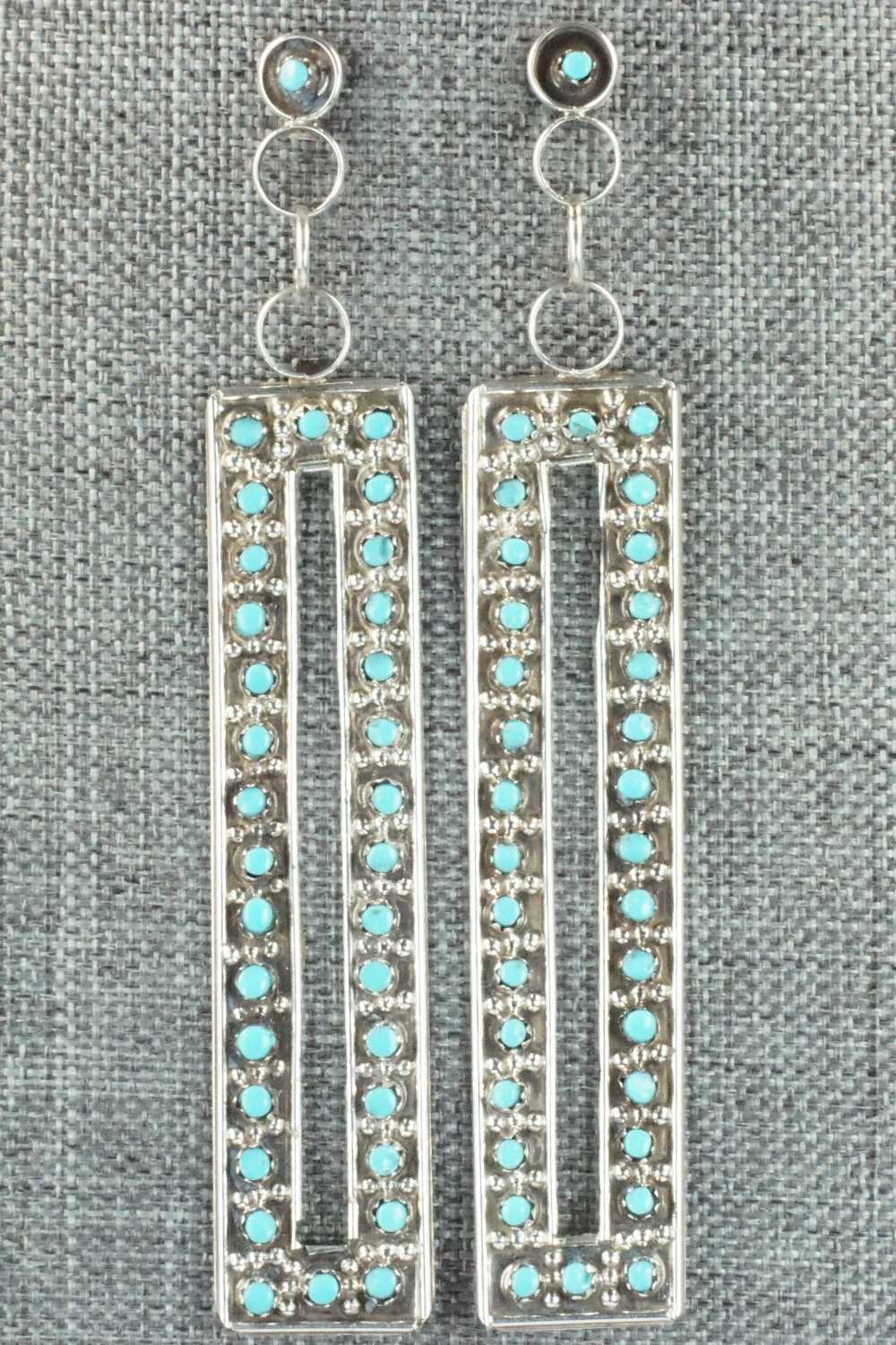 Turquoise & Sterling Silver Earrings - Joanne Cheama