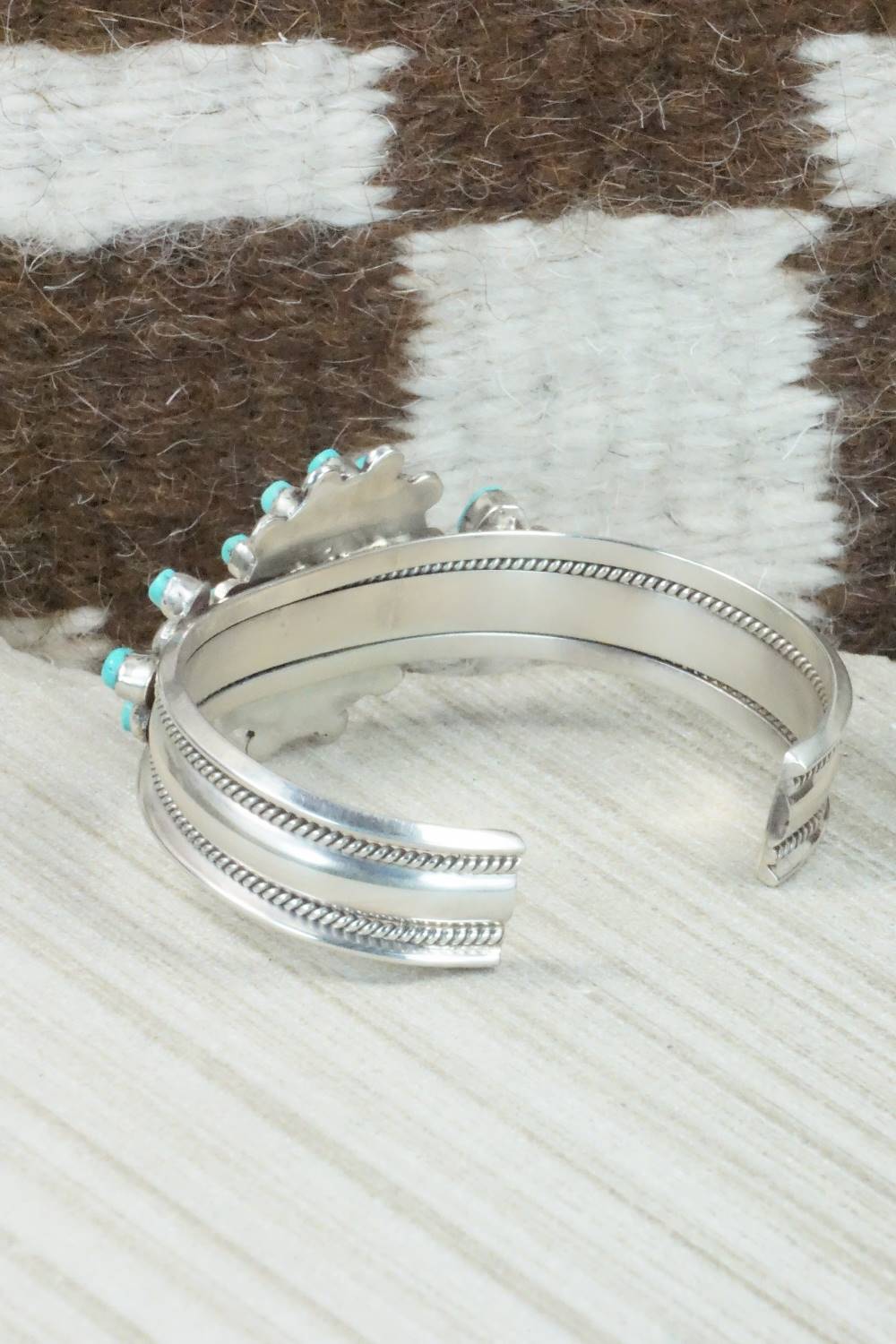Turquoise & Sterling Silver Bracelet - Navajo