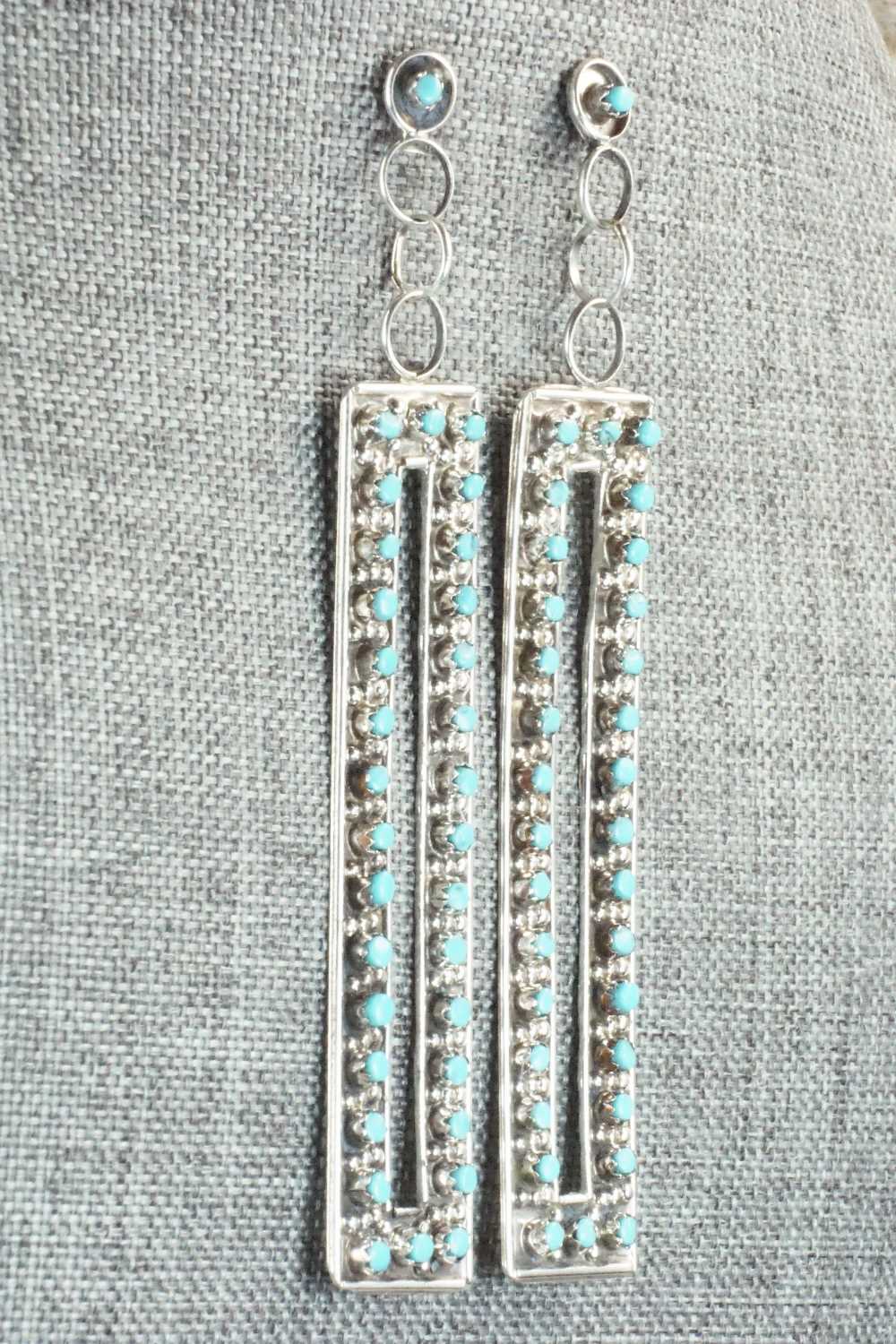 Turquoise & Sterling Silver Earrings - Joanne Cheama