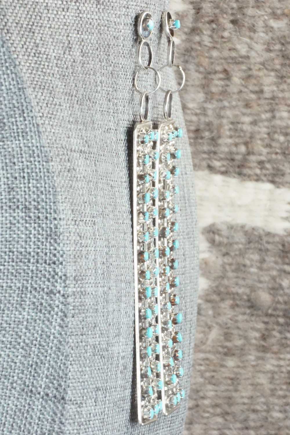Turquoise & Sterling Silver Earrings - Joanne Cheama