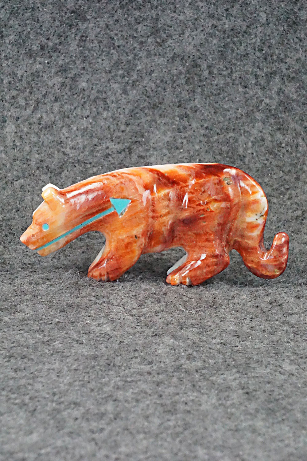 Mountain Lion Zuni Fetish Carving - Andres Quandelacy
