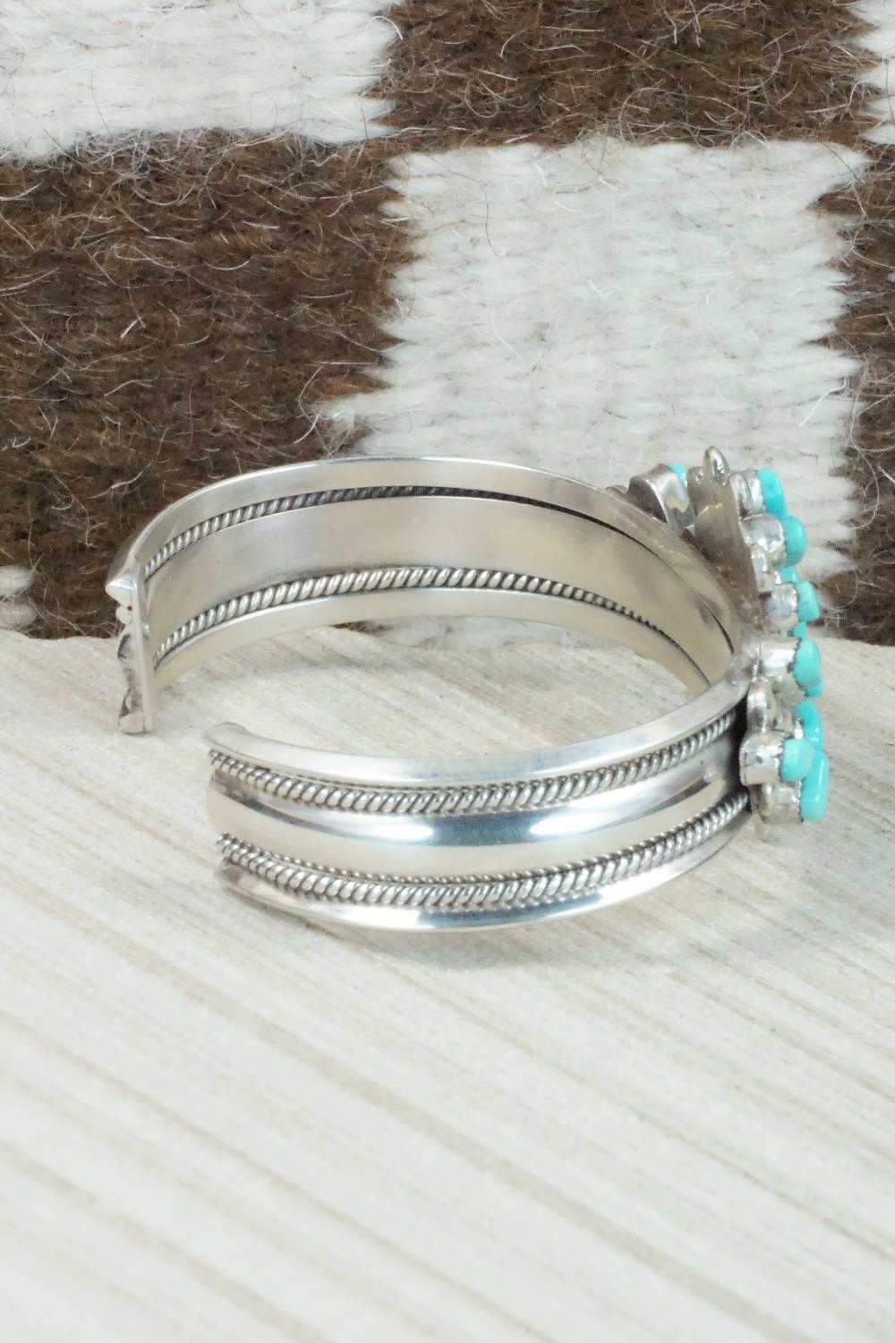 Turquoise & Sterling Silver Bracelet - Navajo