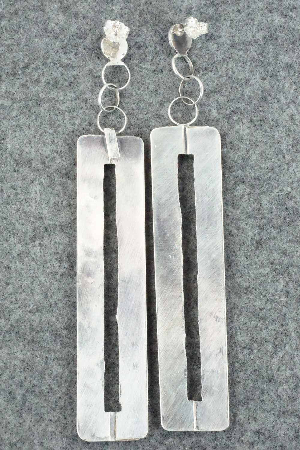 Turquoise & Sterling Silver Earrings - Joanne Cheama