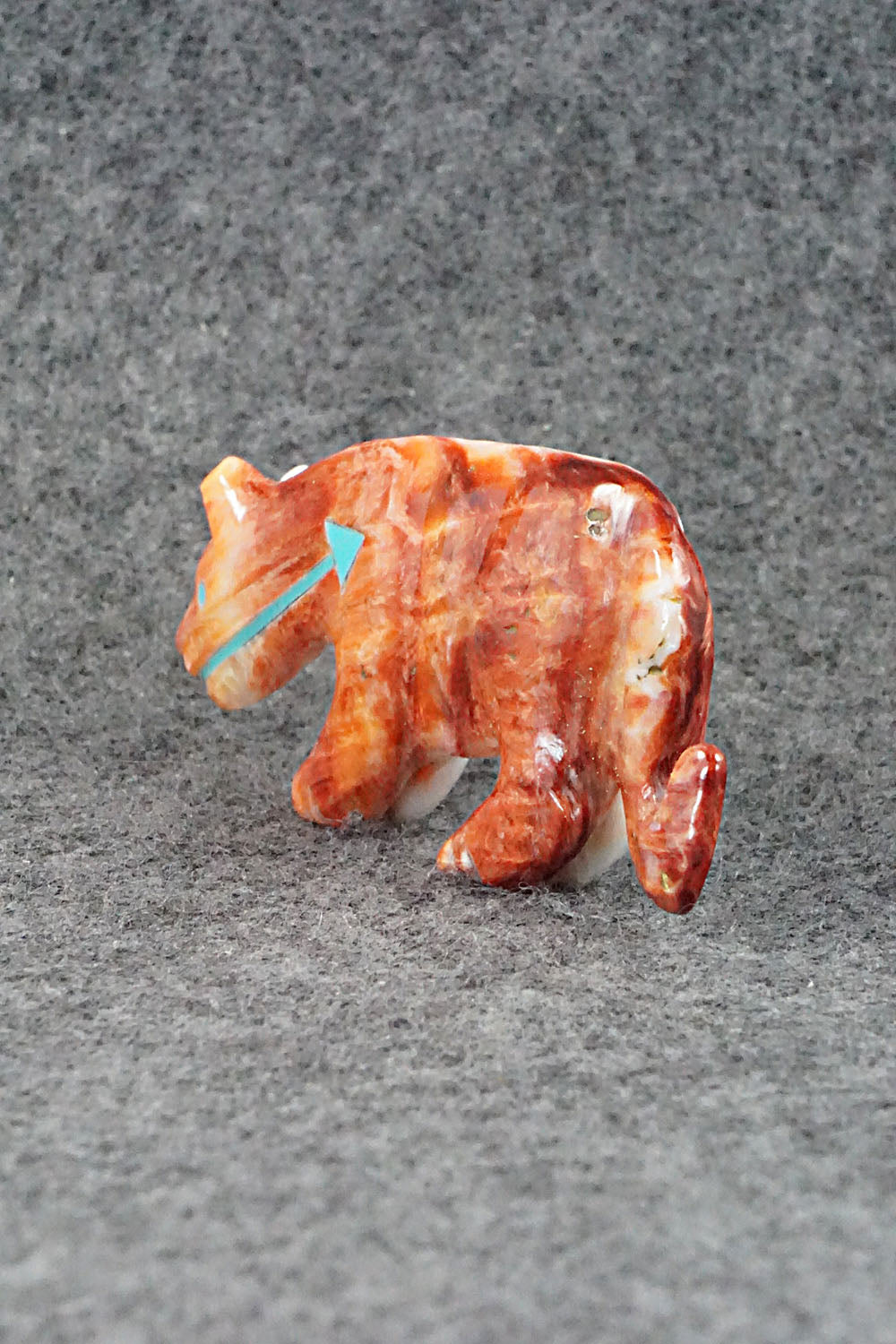 Mountain Lion Zuni Fetish Carving - Andres Quandelacy