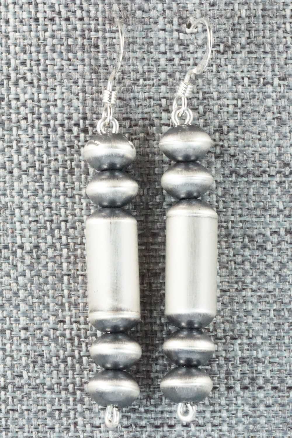 Sterling Silver Navajo Pearl Earrings - Tonisha Haley