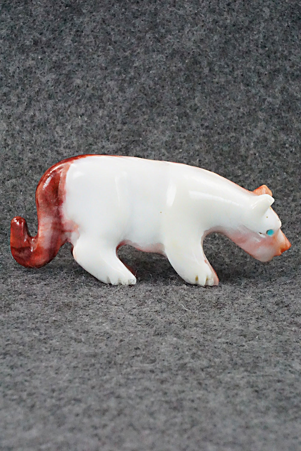 Mountain Lion Zuni Fetish Carving - Andres Quandelacy