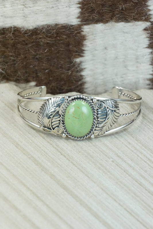 Turquoise & Sterling Silver Bracelet - Navajo