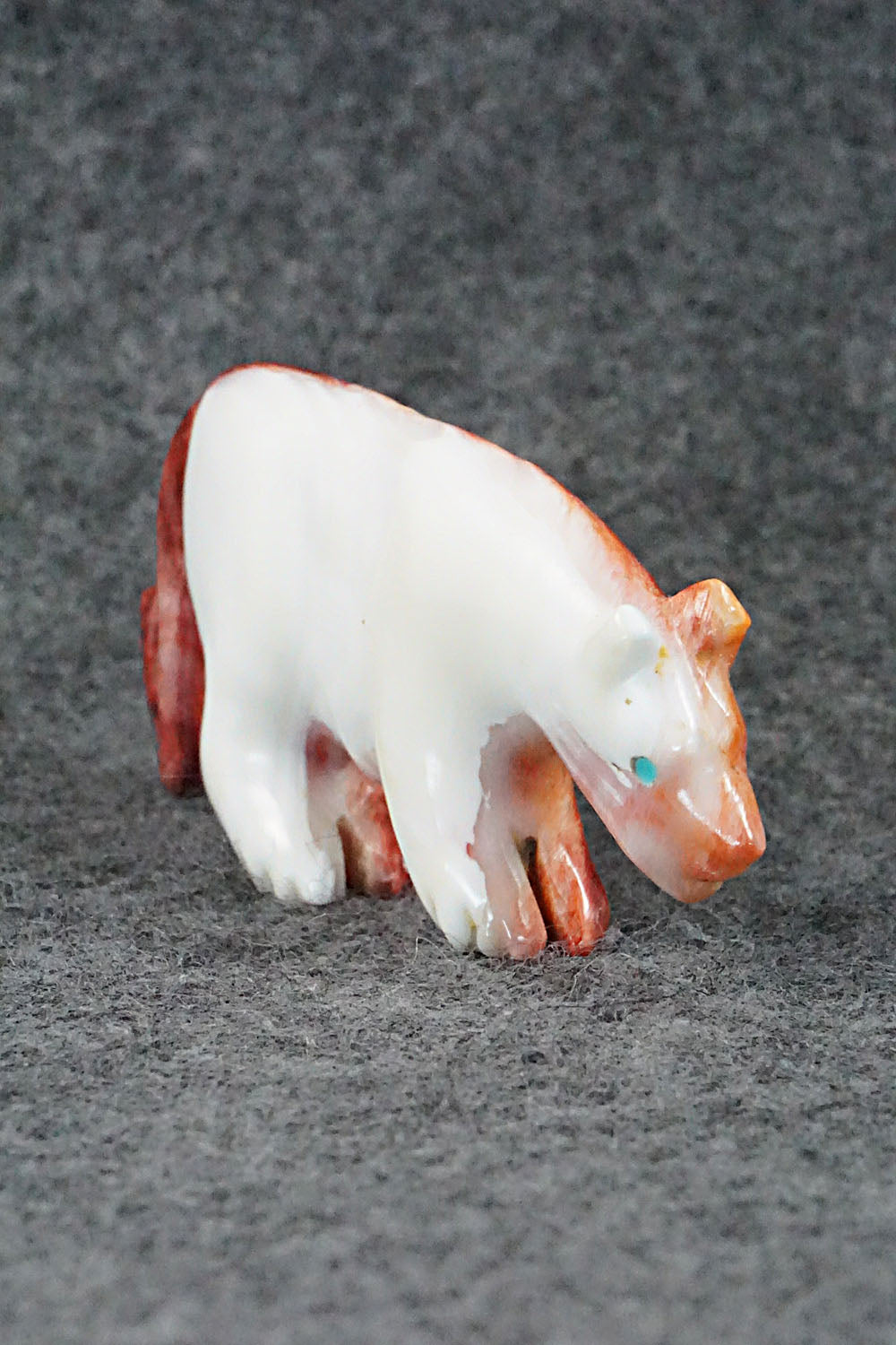 Mountain Lion Zuni Fetish Carving - Andres Quandelacy