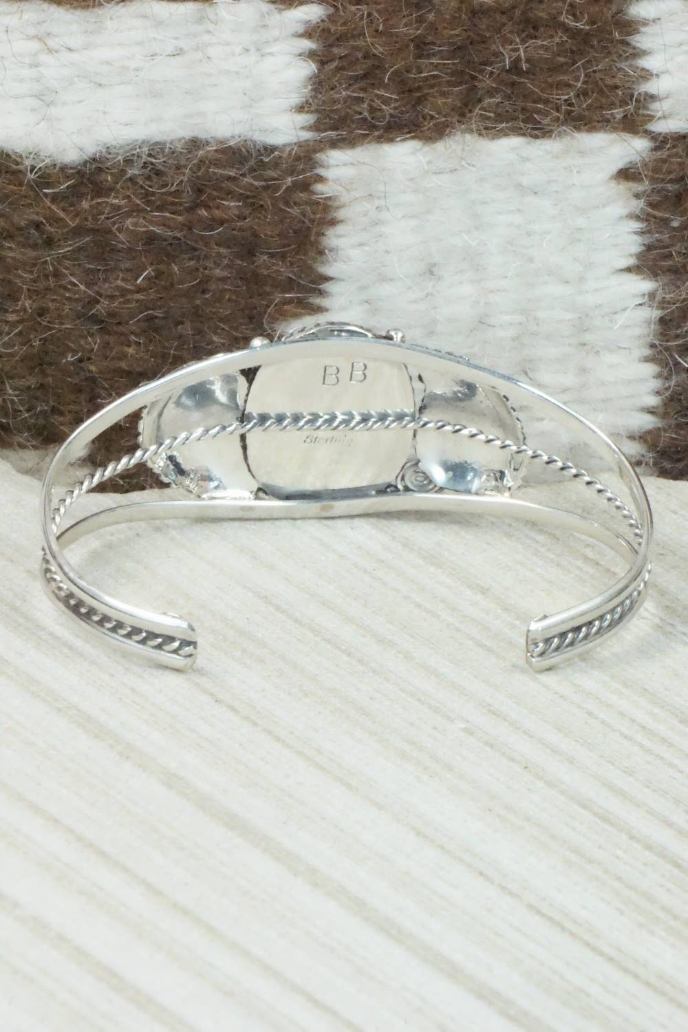 Turquoise & Sterling Silver Bracelet - Navajo
