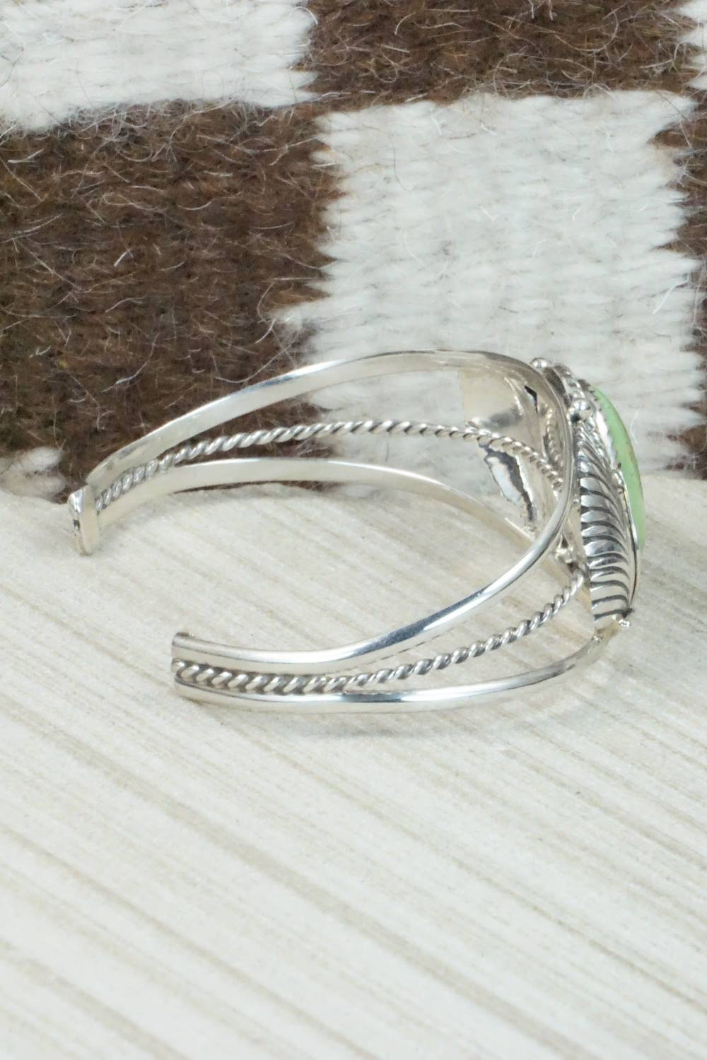 Turquoise & Sterling Silver Bracelet - Navajo