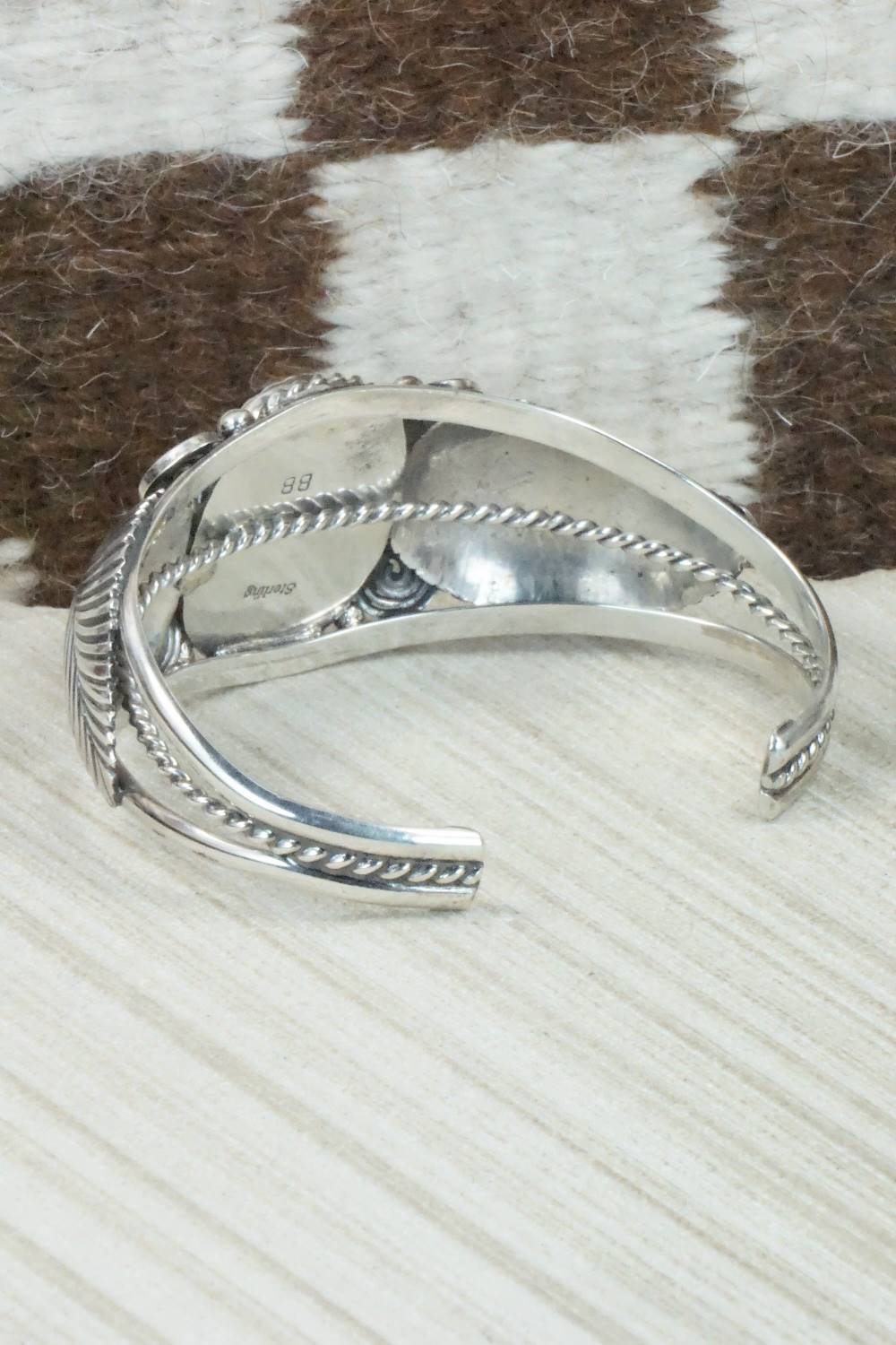 Onyx & Sterling Silver Bracelet - Navajo