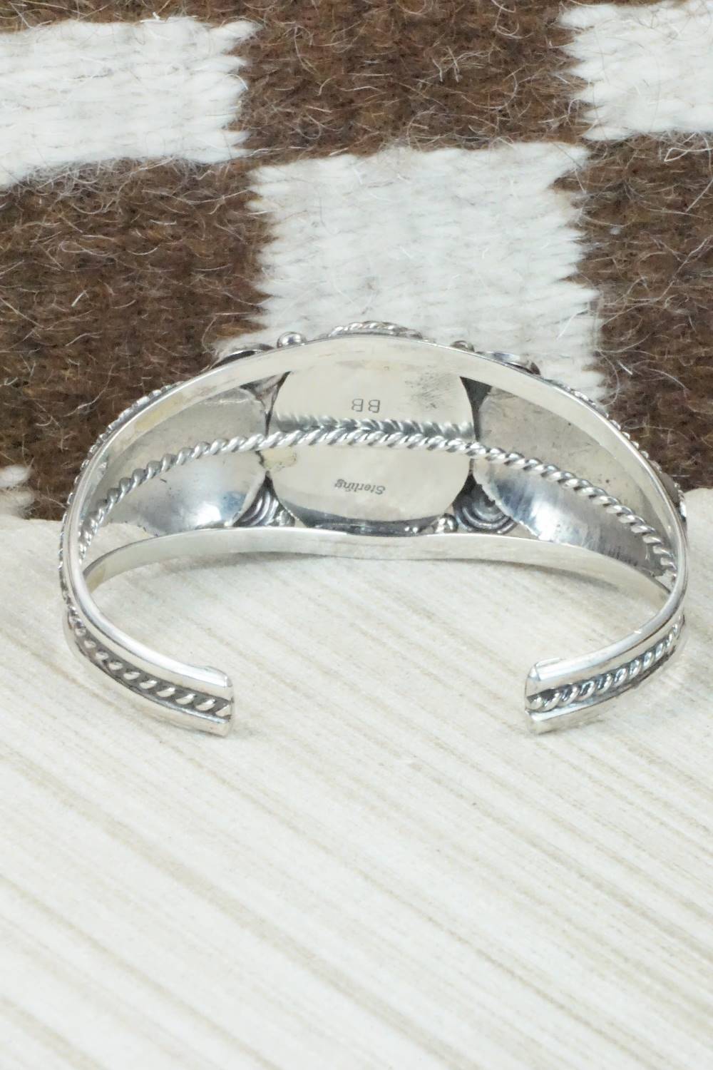 Onyx & Sterling Silver Bracelet - Navajo