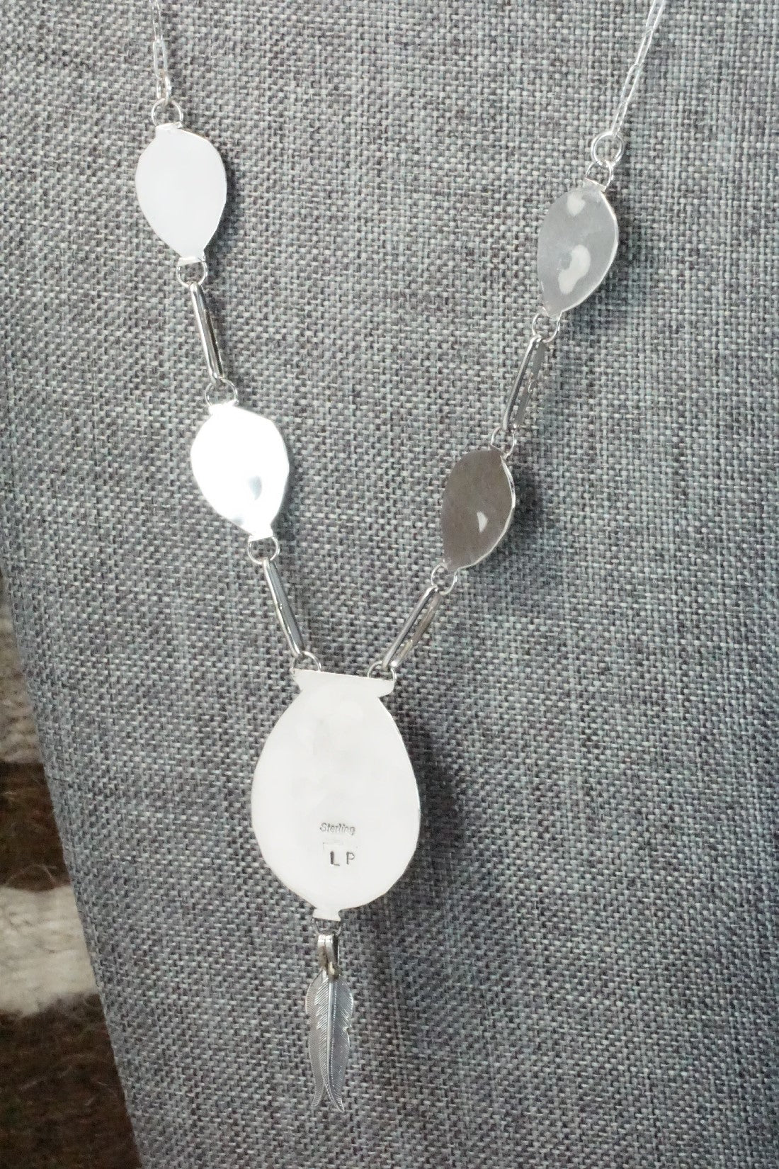 Turquoise & Sterling Silver Necklace - Leta Parker