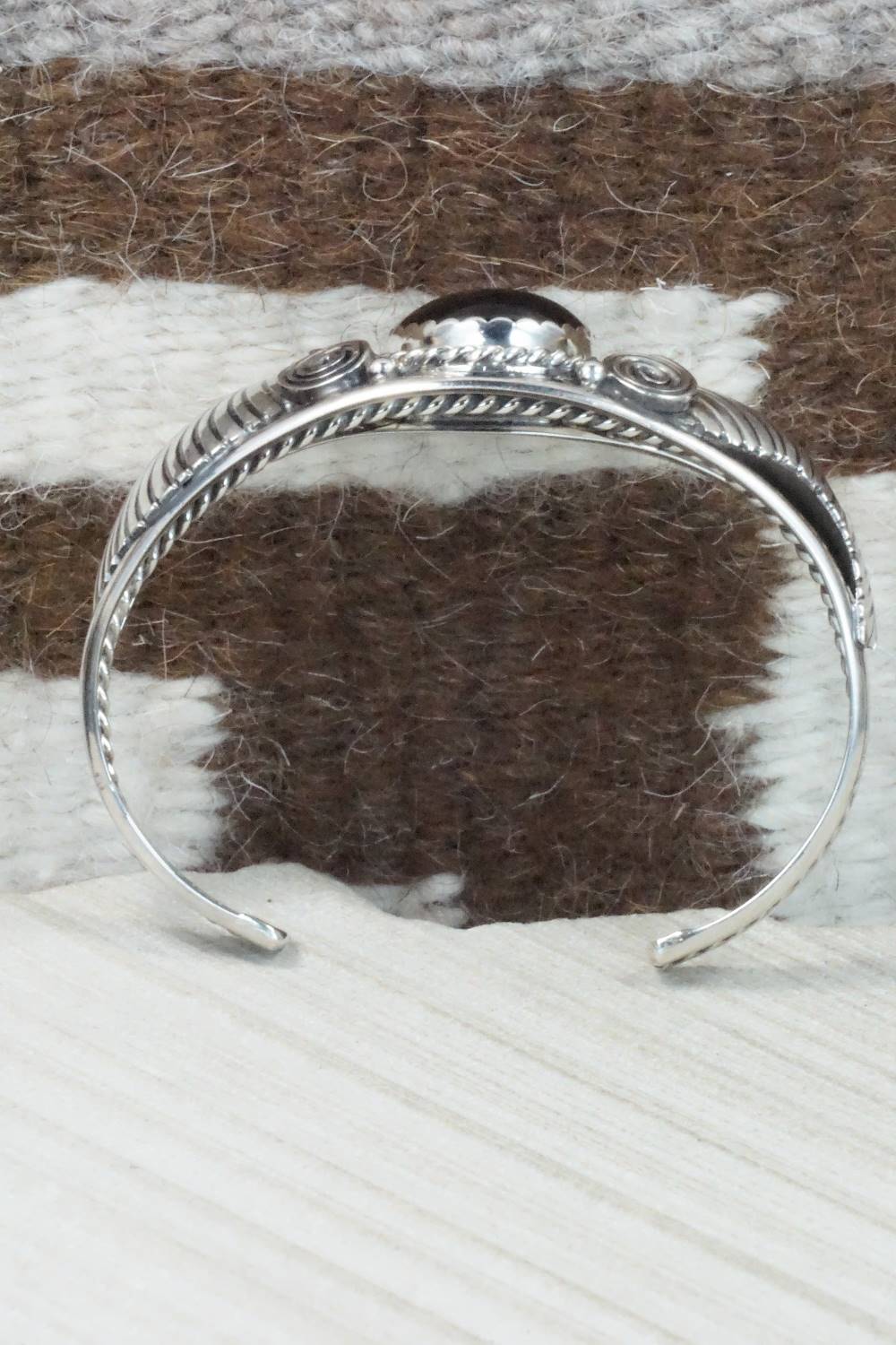 Onyx & Sterling Silver Bracelet - Navajo