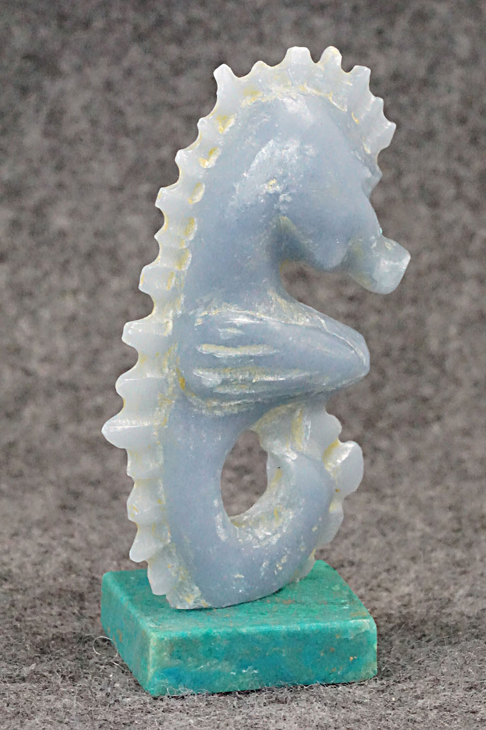 Seahorse Zuni Fetish Carving - Calvert Bowannie