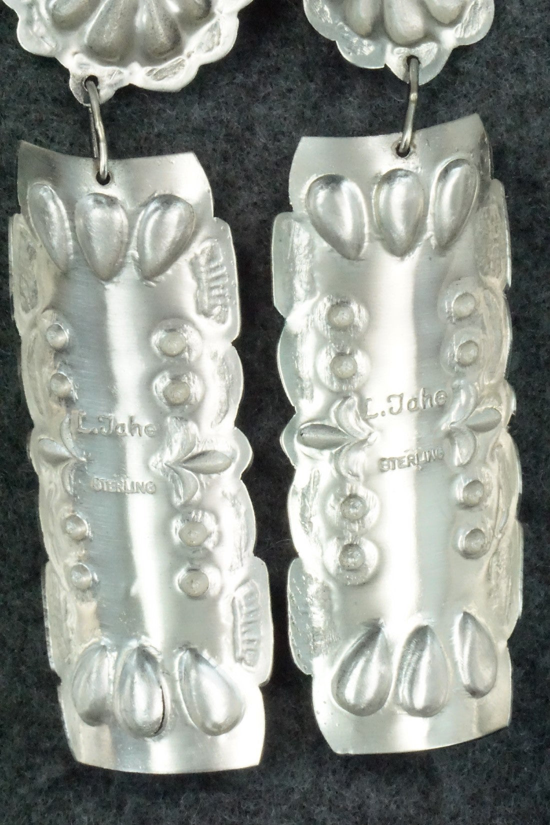 Turquoise & Sterling Silver Earrings - Leander Tahe