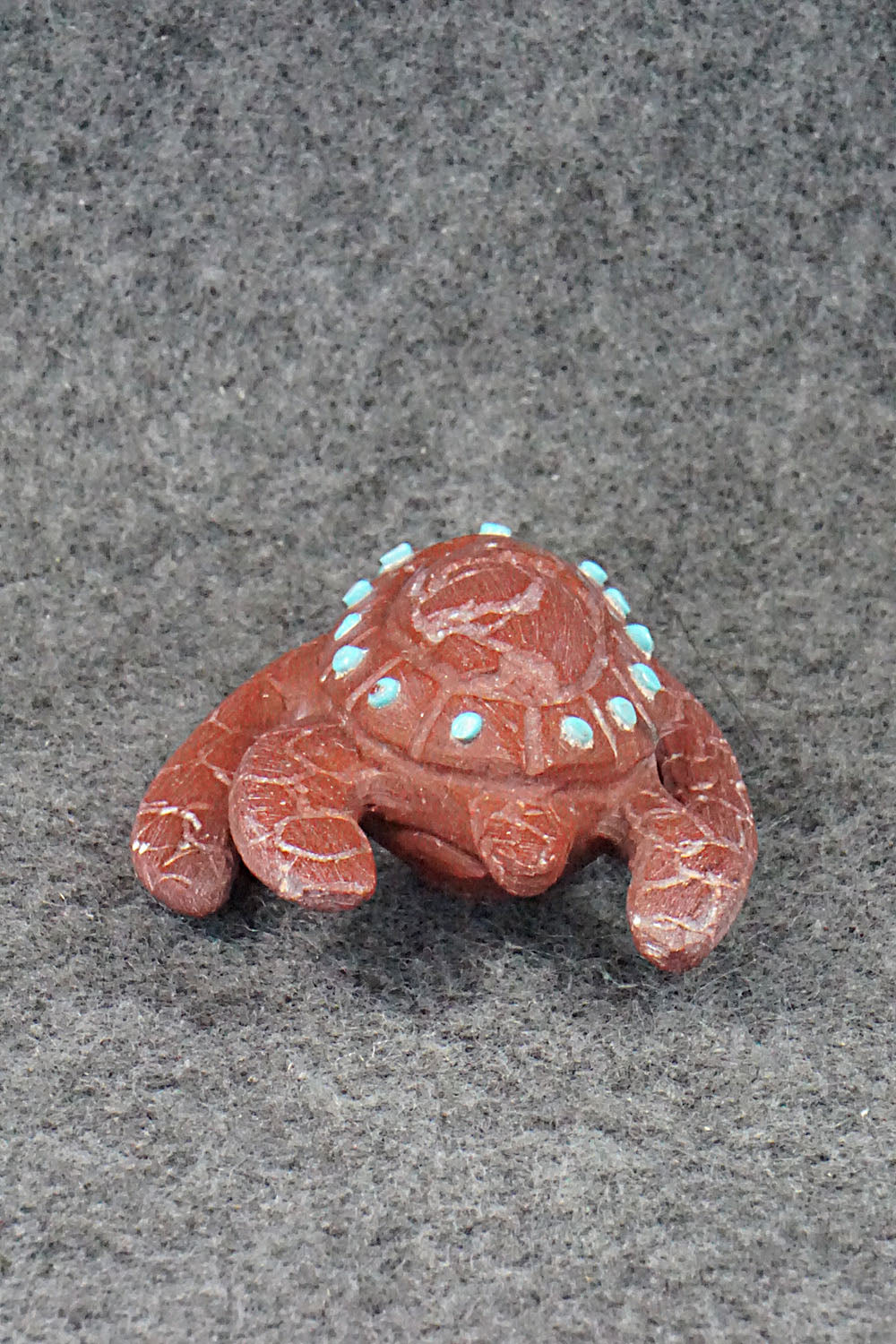 Turtle Zuni Fetish Carving - Carlton Kaamasee