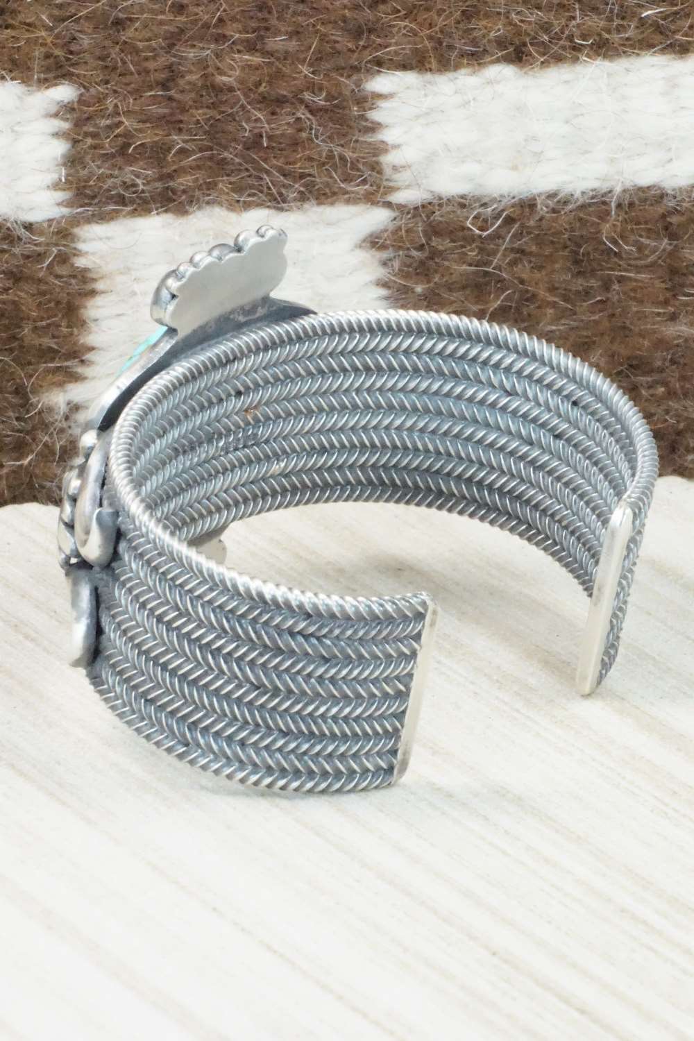 Turquoise & Sterling Silver Bracelet - Derrick Gordon