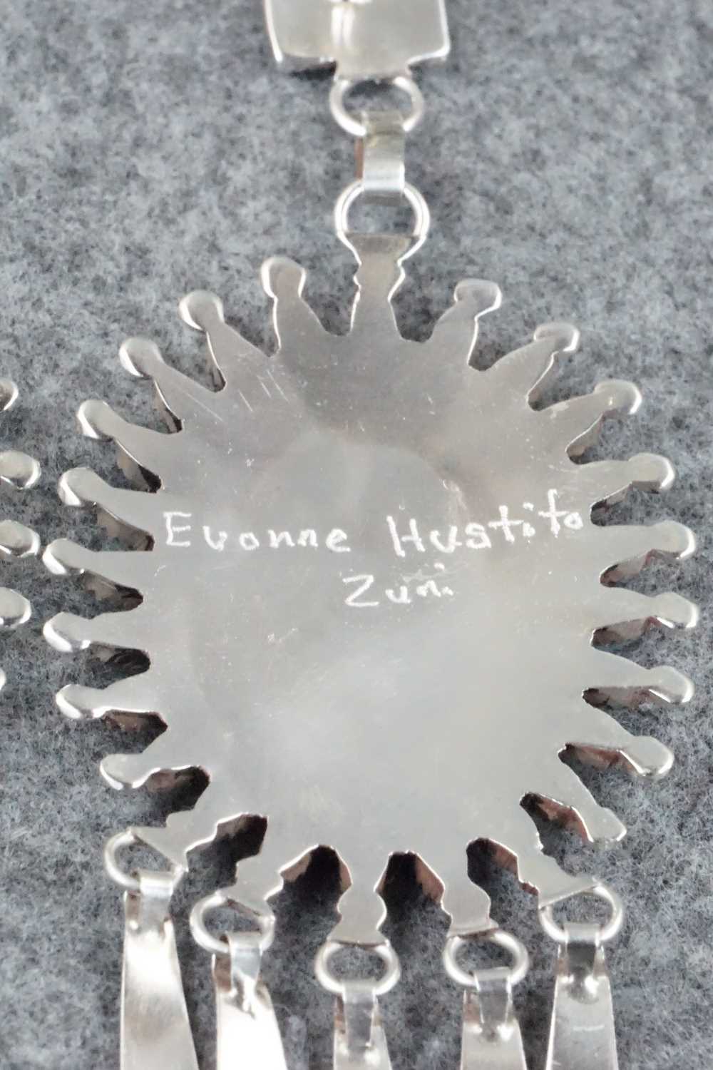 Turquoise & Sterling Silver Earrings - Evonne Hustito