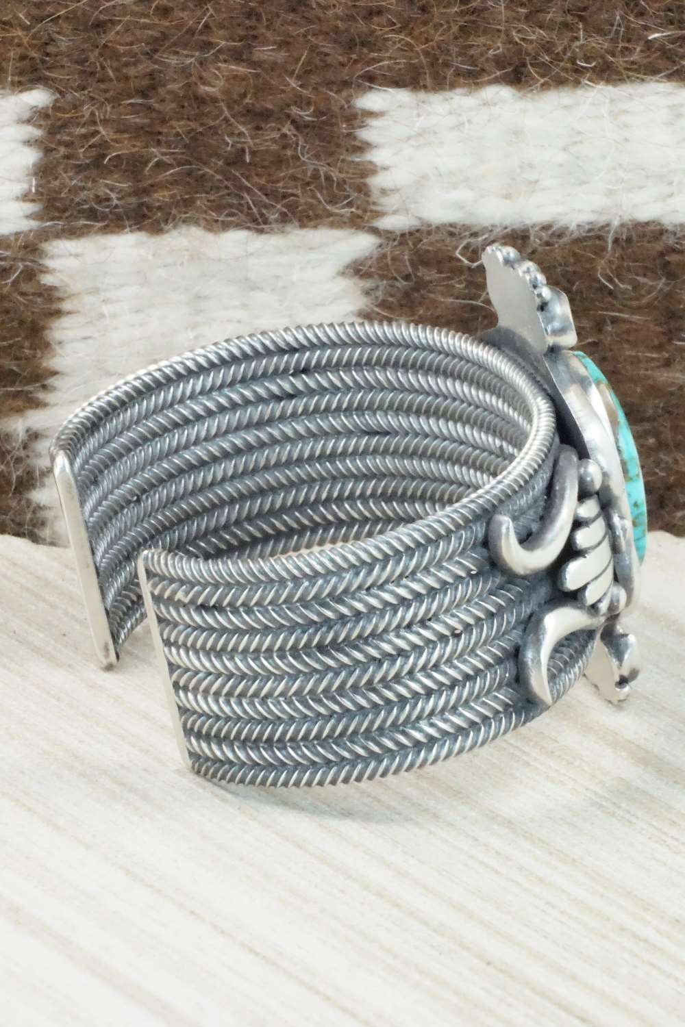 Turquoise & Sterling Silver Bracelet - Derrick Gordon