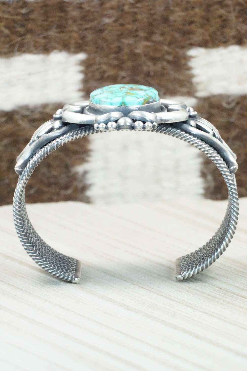 Turquoise & Sterling Silver Bracelet - Derrick Gordon