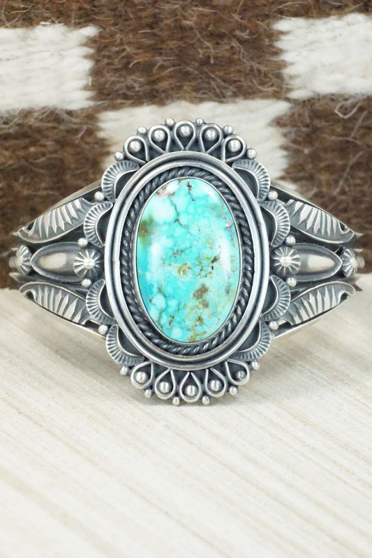 Turquoise & Sterling Silver Bracelet - Derrick Gordon