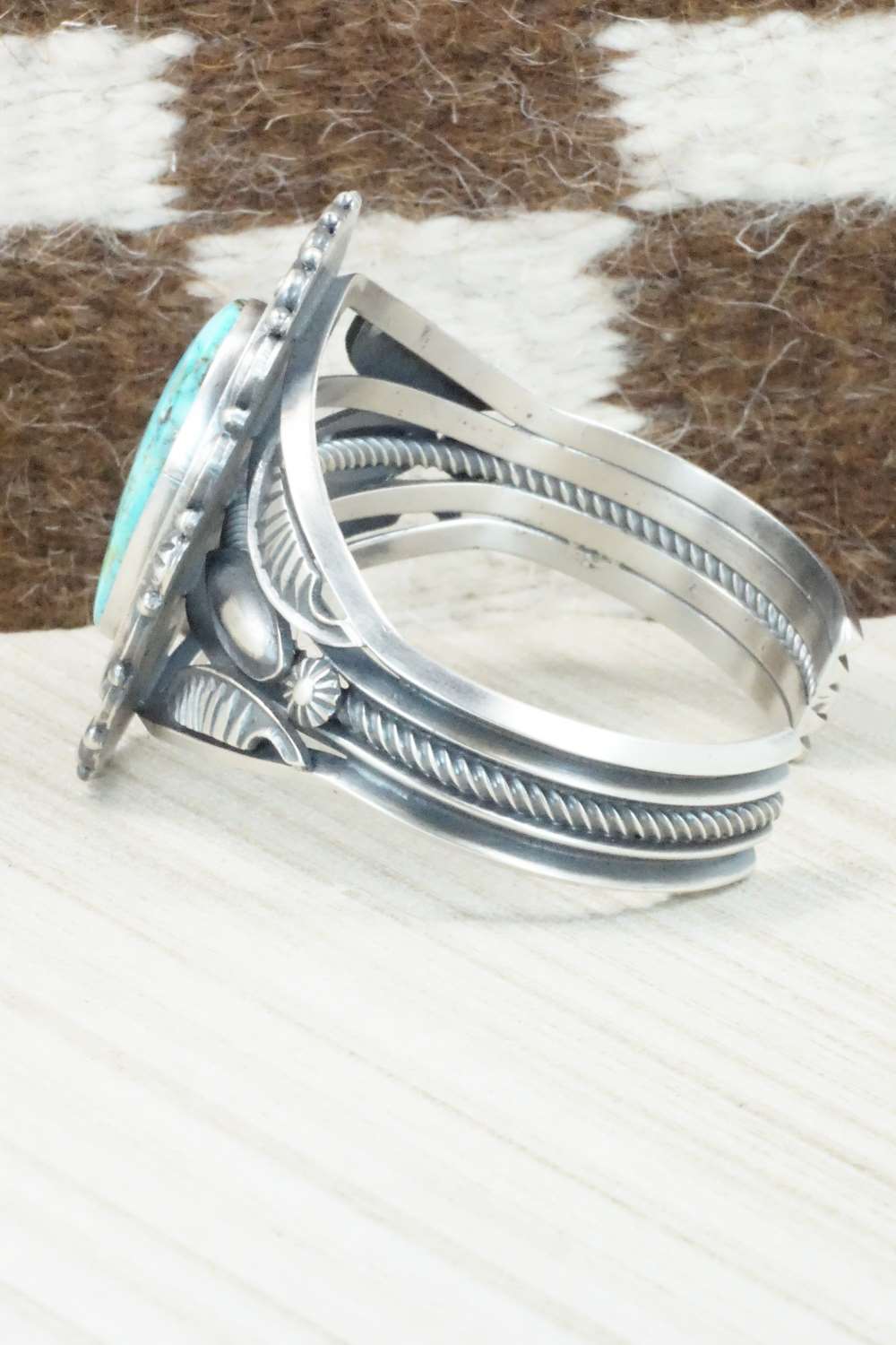 Turquoise & Sterling Silver Bracelet - Derrick Gordon