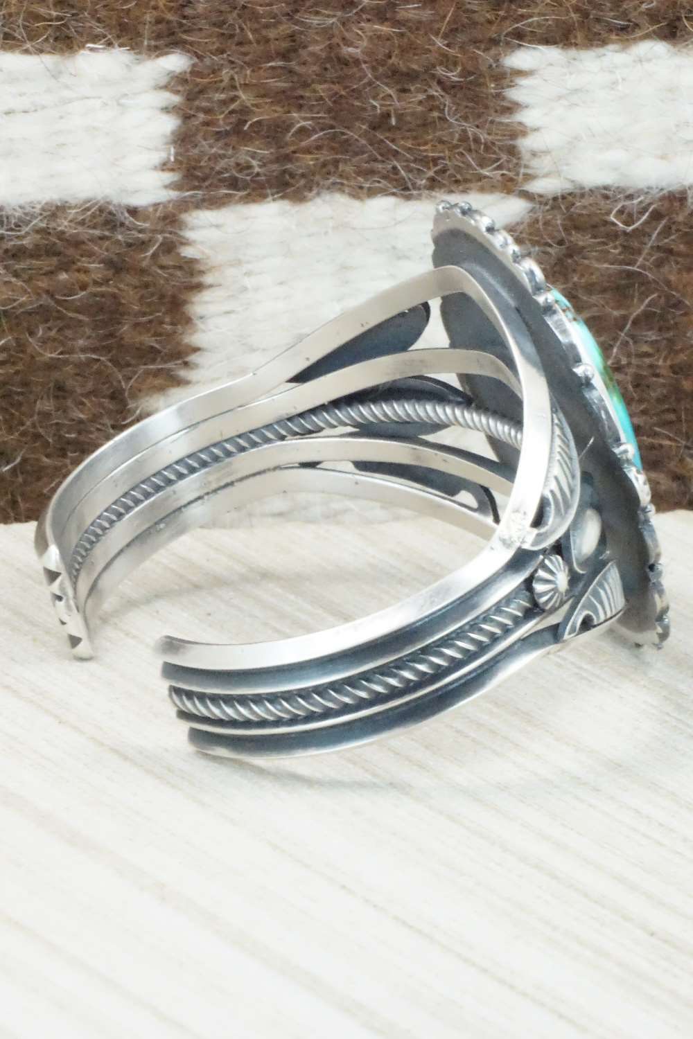 Turquoise & Sterling Silver Bracelet - Derrick Gordon