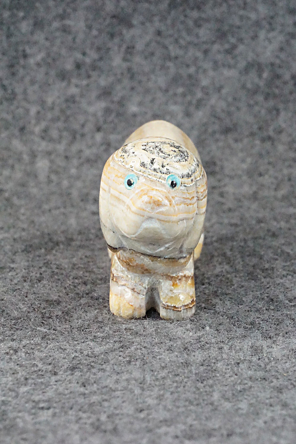 Dog Zuni Fetish Carving - Cody Nastacio