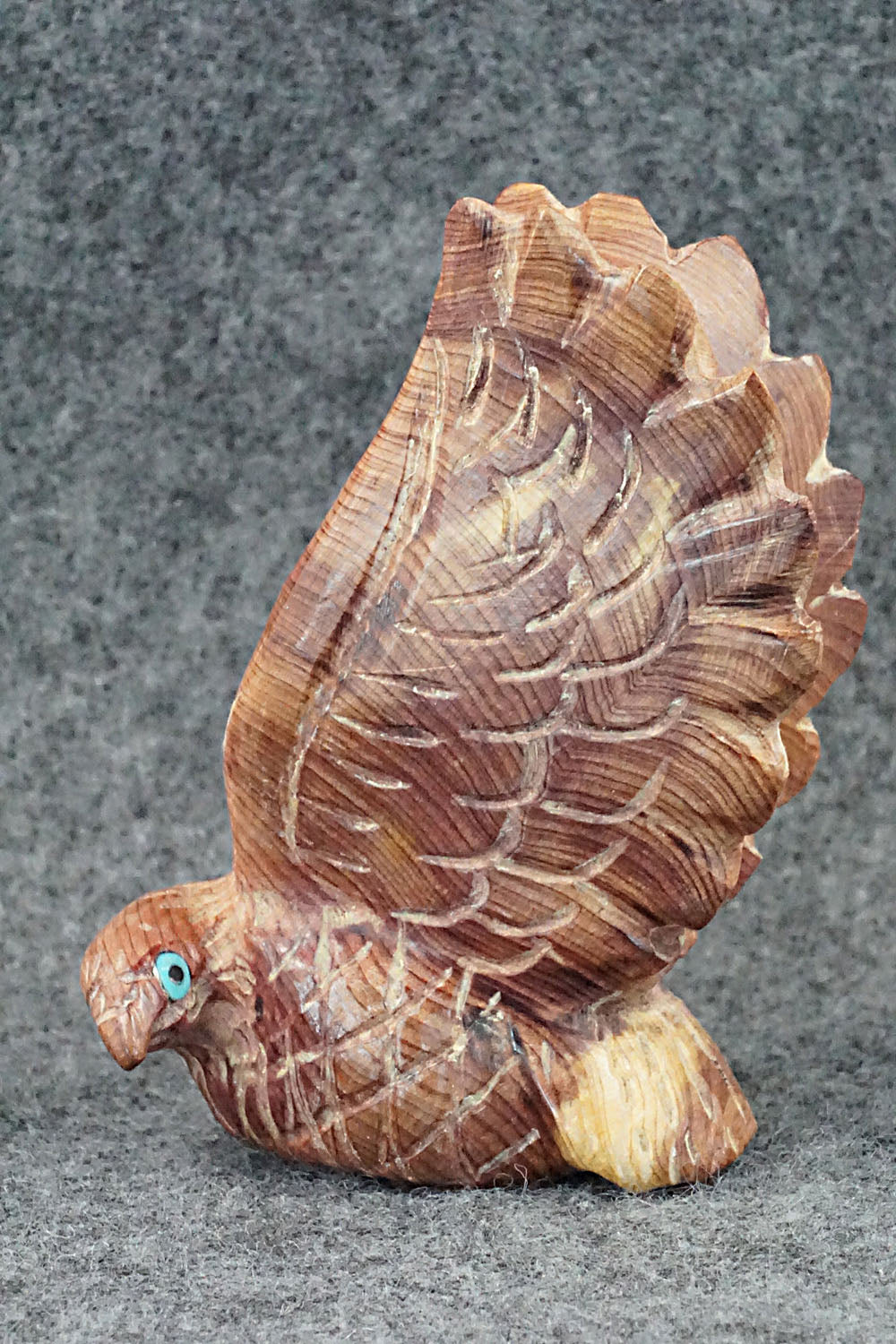 Eagle Zuni Fetish Carving - Cody Nastacio