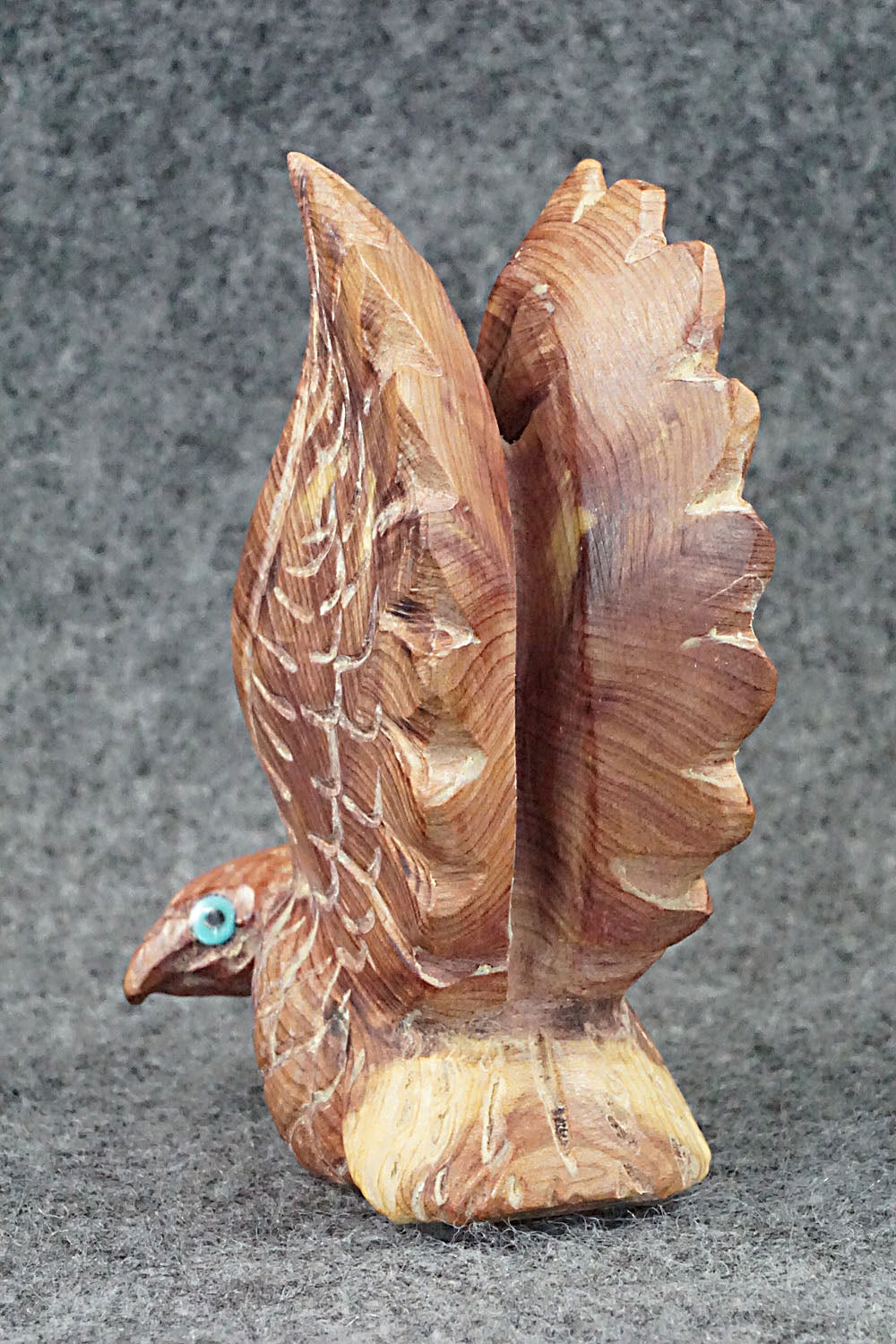 Eagle Zuni Fetish Carving - Cody Nastacio