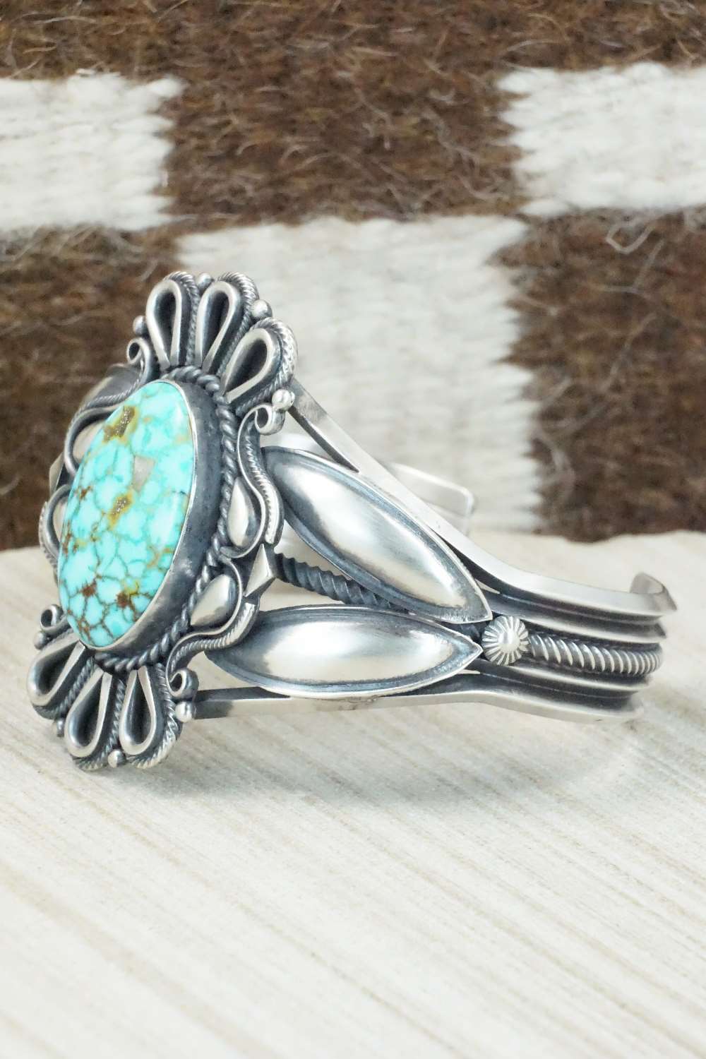 Turquoise & Sterling Silver Bracelet - Derrick Gordon